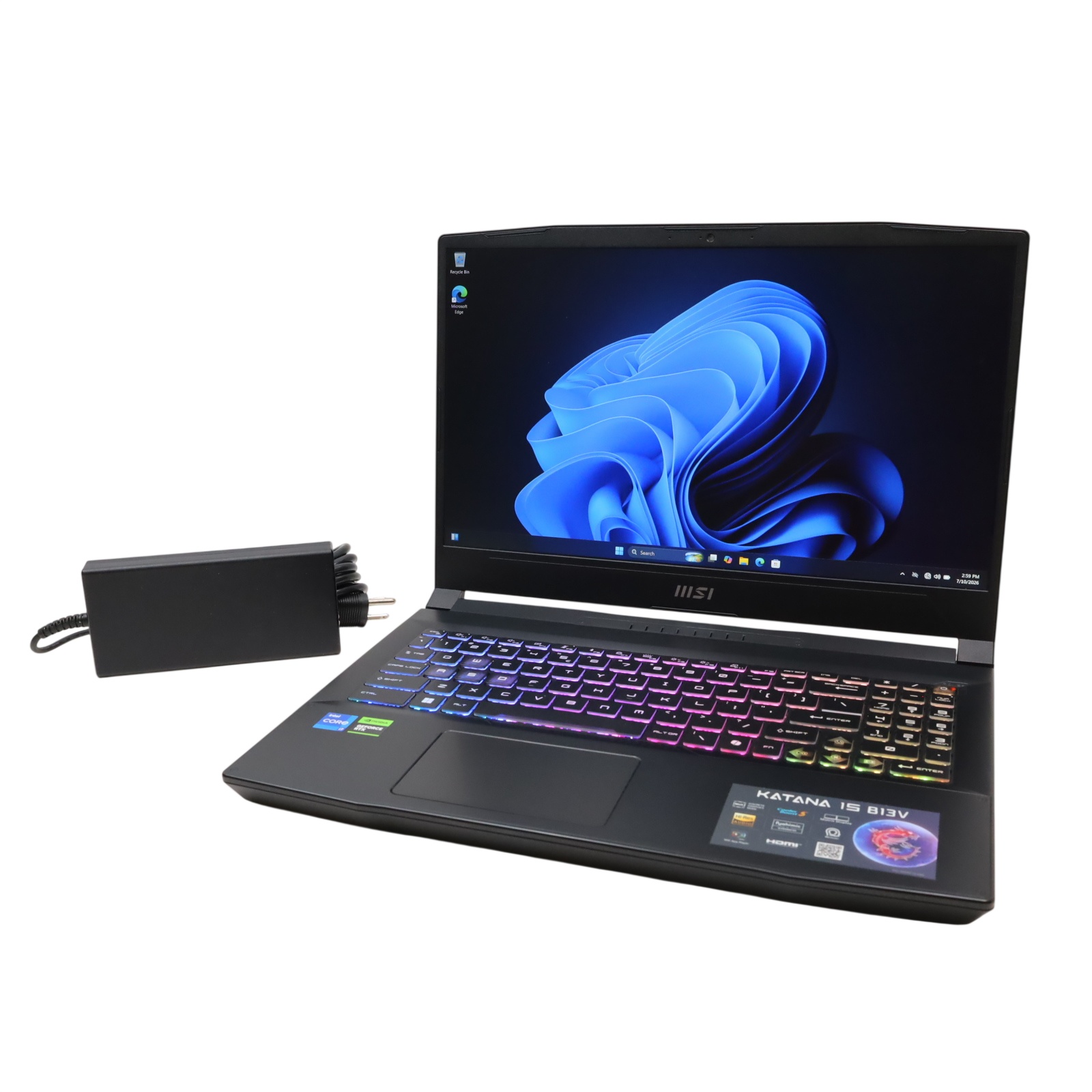 MSI Katana 15 B13V Intel Core i7-13620H 2.4GHz RTX 4050 16GB RAM