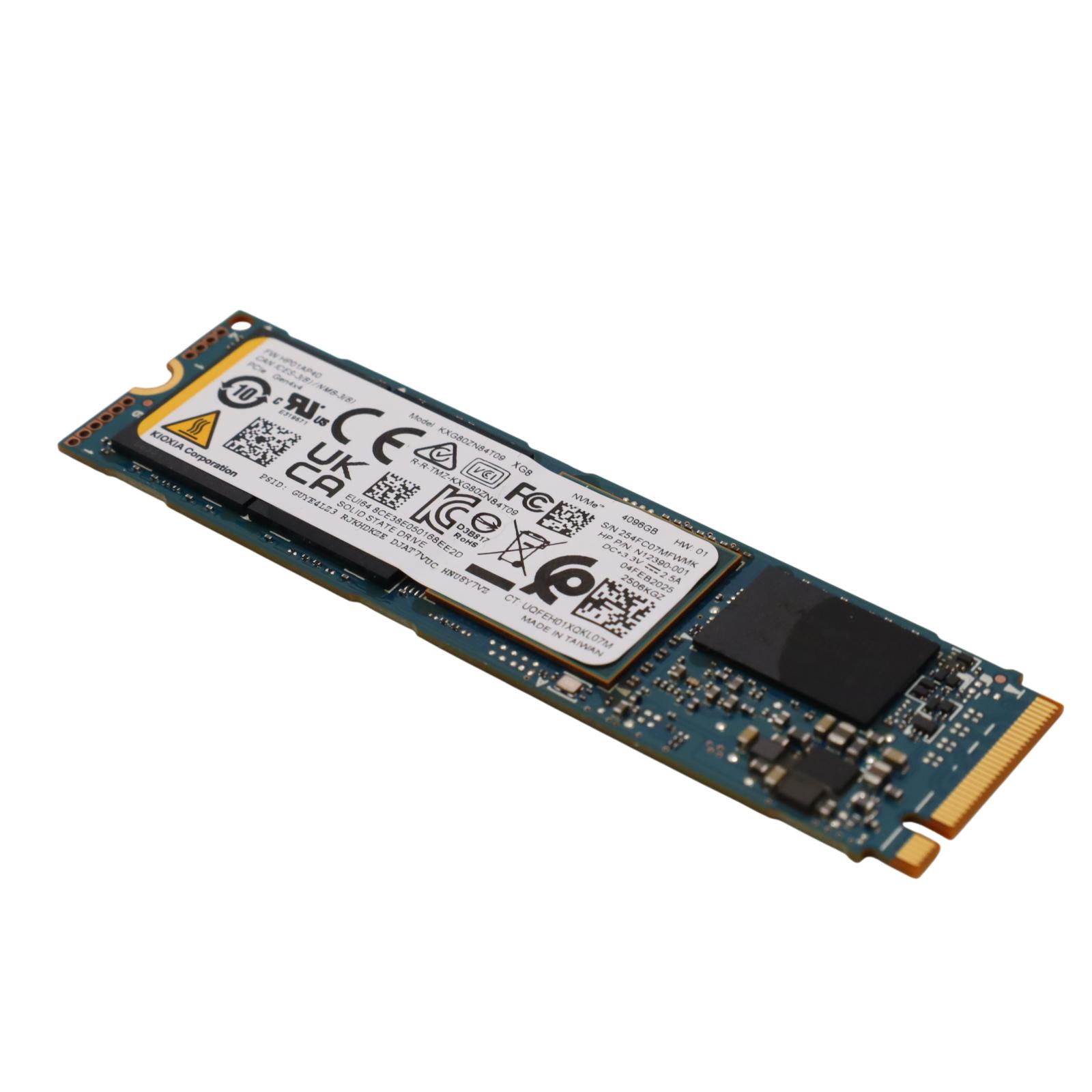 KIOXIA XG8 KXG80ZN84T09 4TB M.2 2280 PCIe 4x4 NVMe Internal