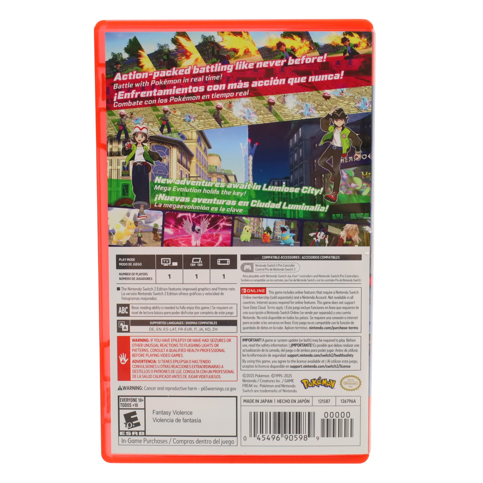 Pokémon Legends: Z-A (Nintendo Switch 2, 2025) (4653)