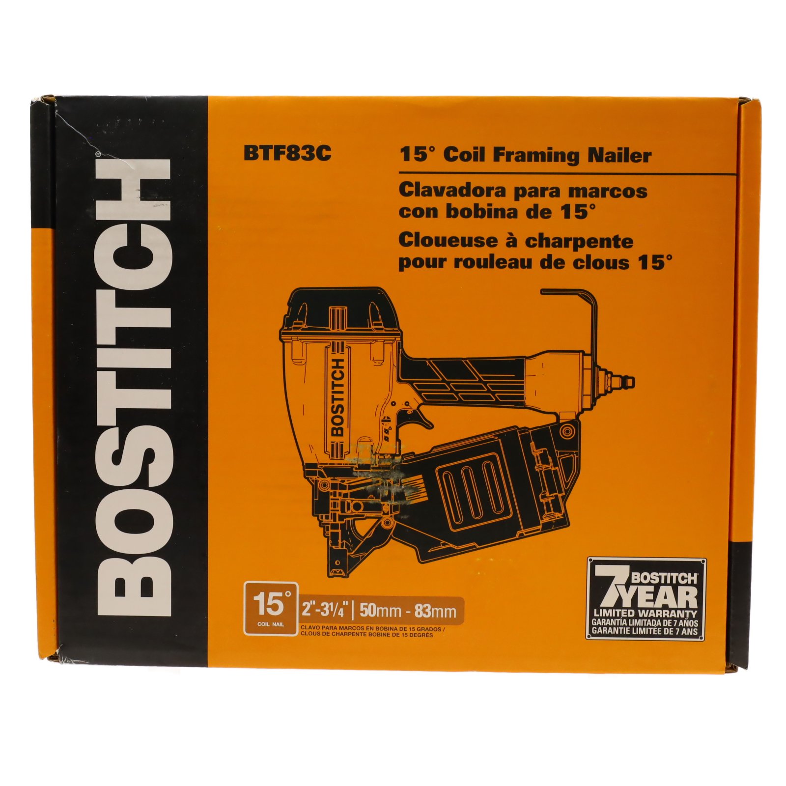 Bostitch 15-Degree Pneumatic Framing Nailer Bostitch 15-Degree Pneumatic Framing Nailer