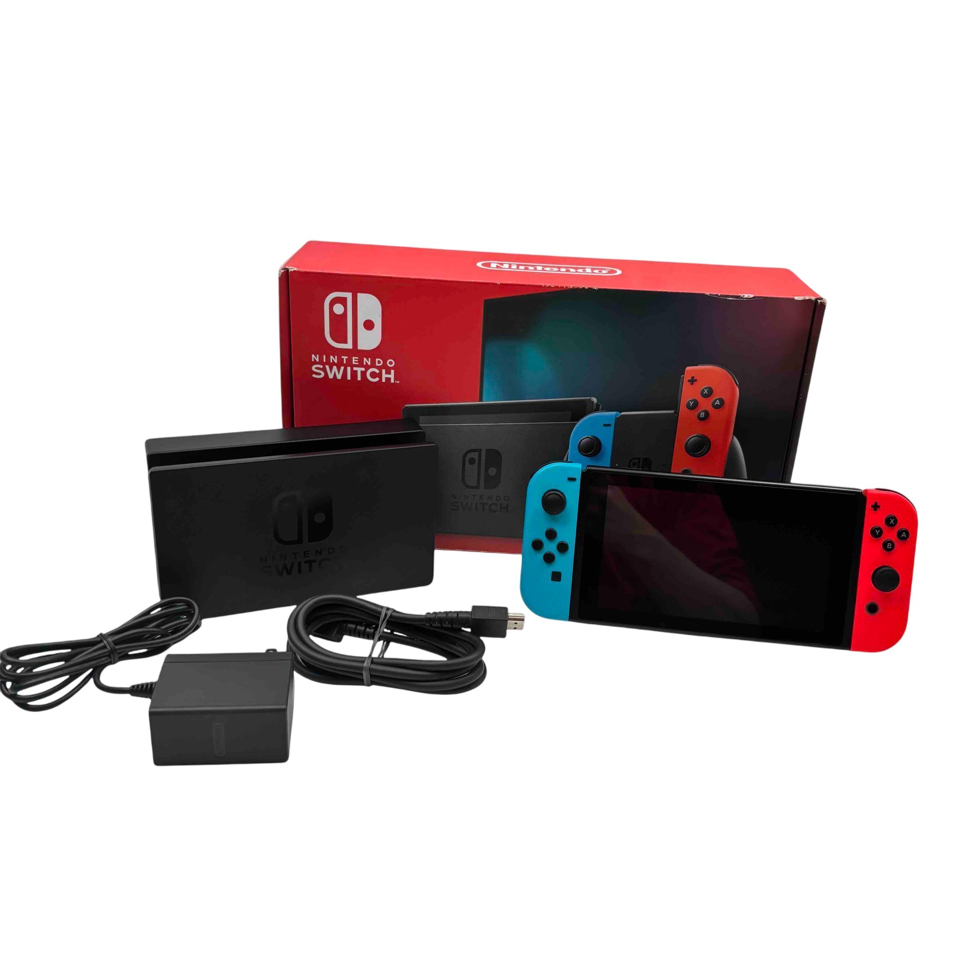 Nintendo Switch HAC-001(-01) 32GB Video Game System - Blue/Red (1786)