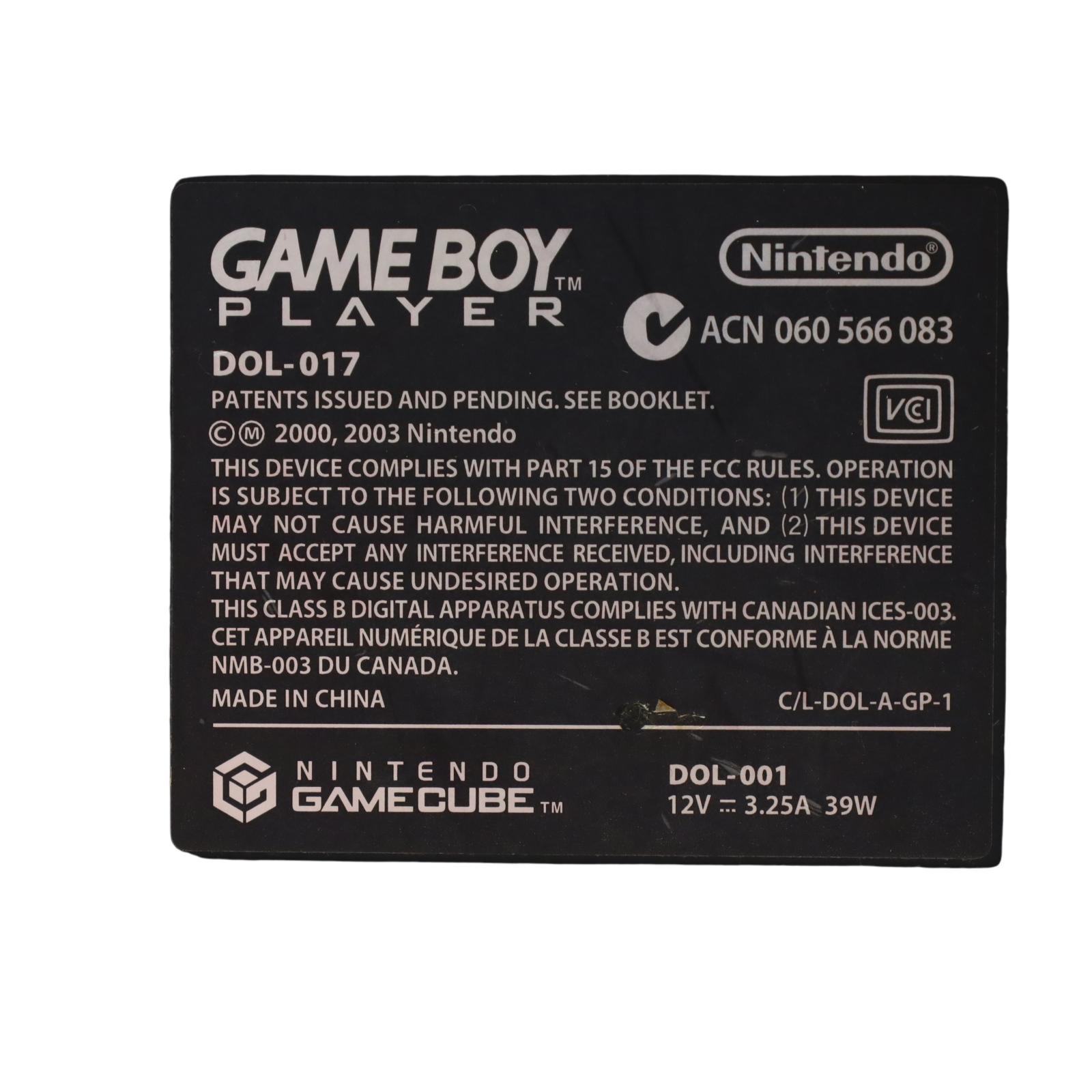 Nintendo Game Boy Player DOL-017 GameCube Game Boy Player