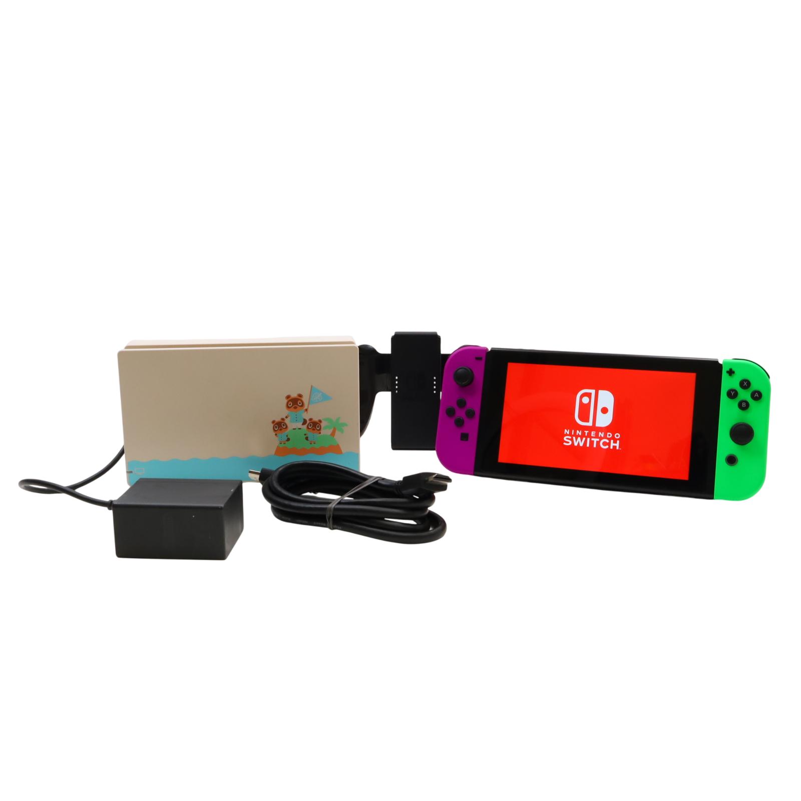 Nintendo Switch HAC-001 32GB Video Game System - Purple/Green (2970)