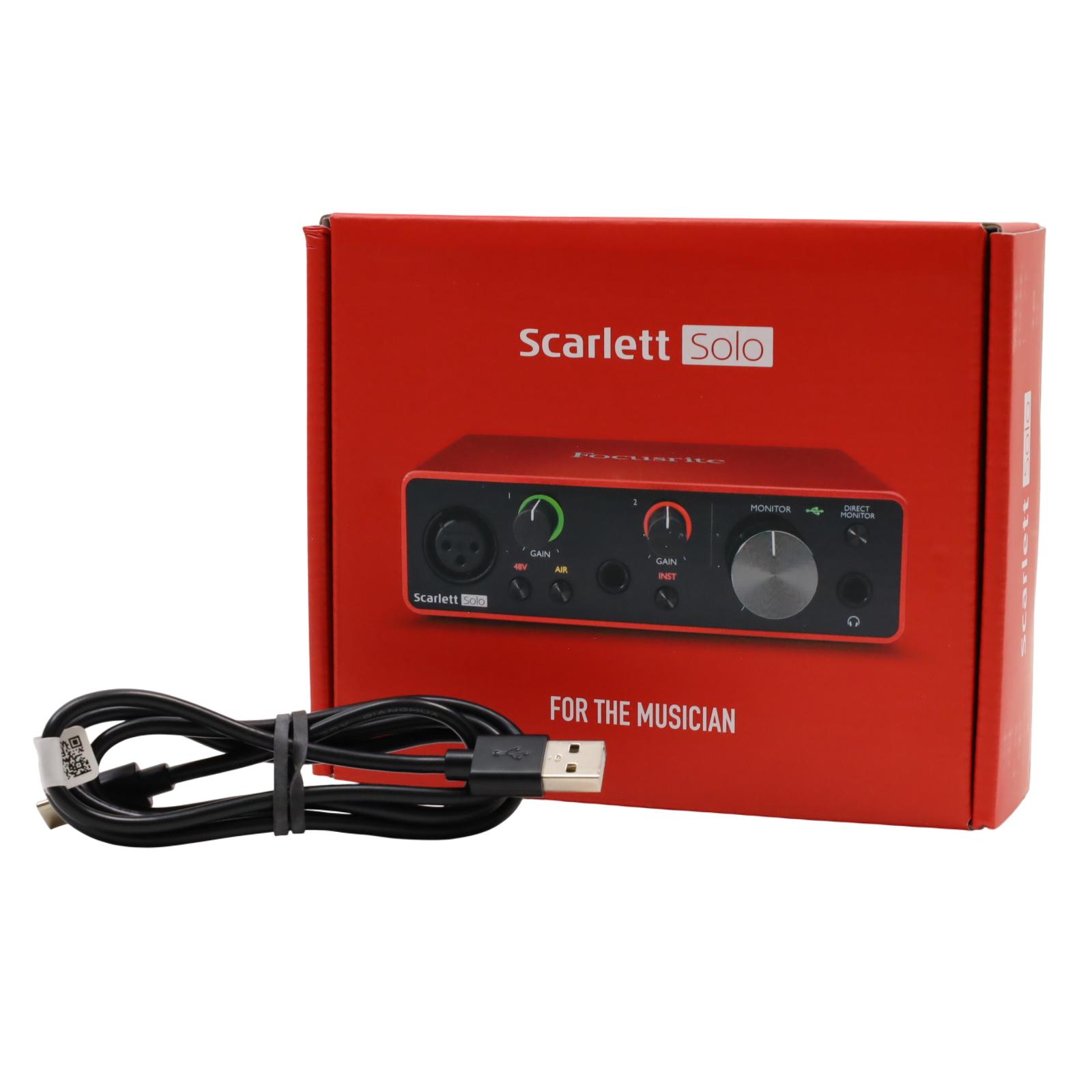 Focusrite Scarlett Solo 3rd Gen USB Audio Interface
