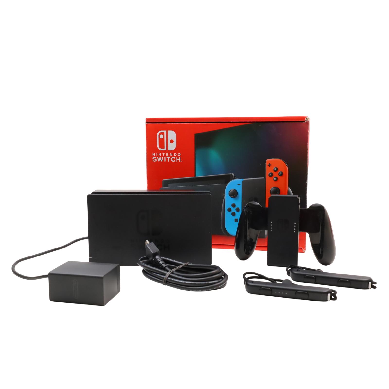 Nintendo Switch HAC-001(-01) 32GB Video Game System - Blue/Red (7117)