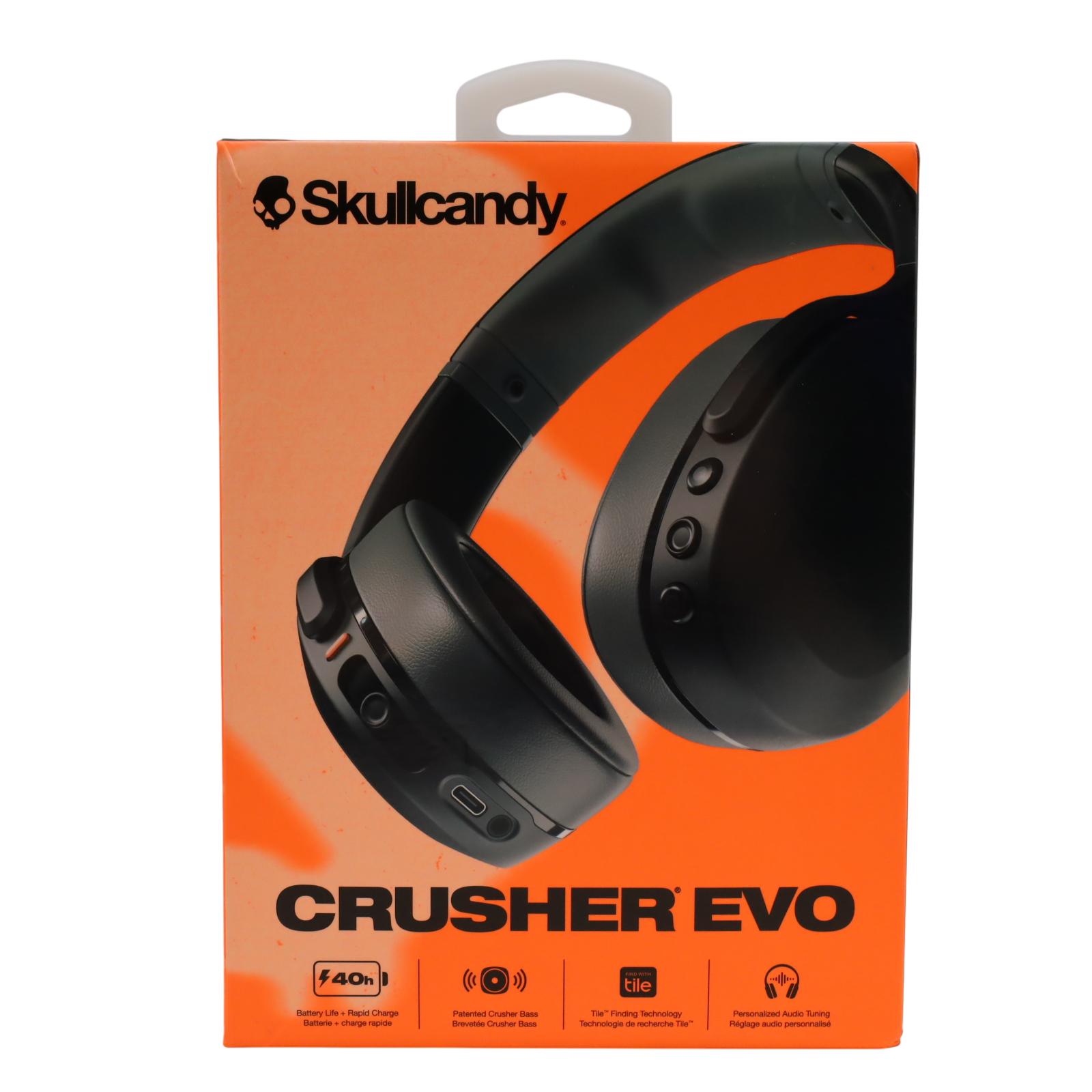 Skullcandy Crusher Wireless ブラック/オレンジ Skullcandy S6CPW-M373 Crusher ANC Over the Ear Wireless