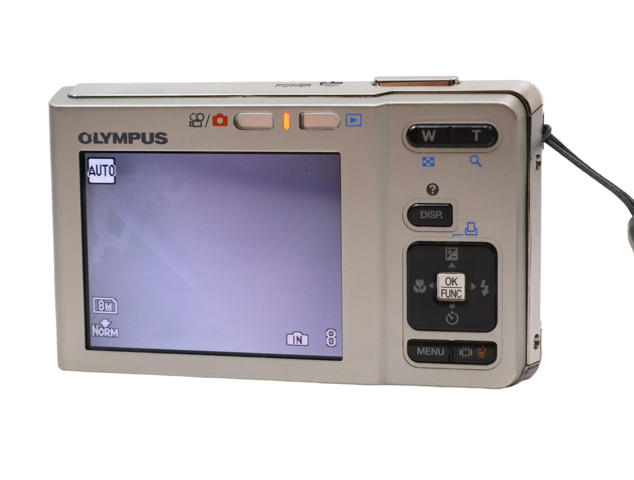 Olympus FE-360 8MP 3x Zoom Digital Camera - Silver