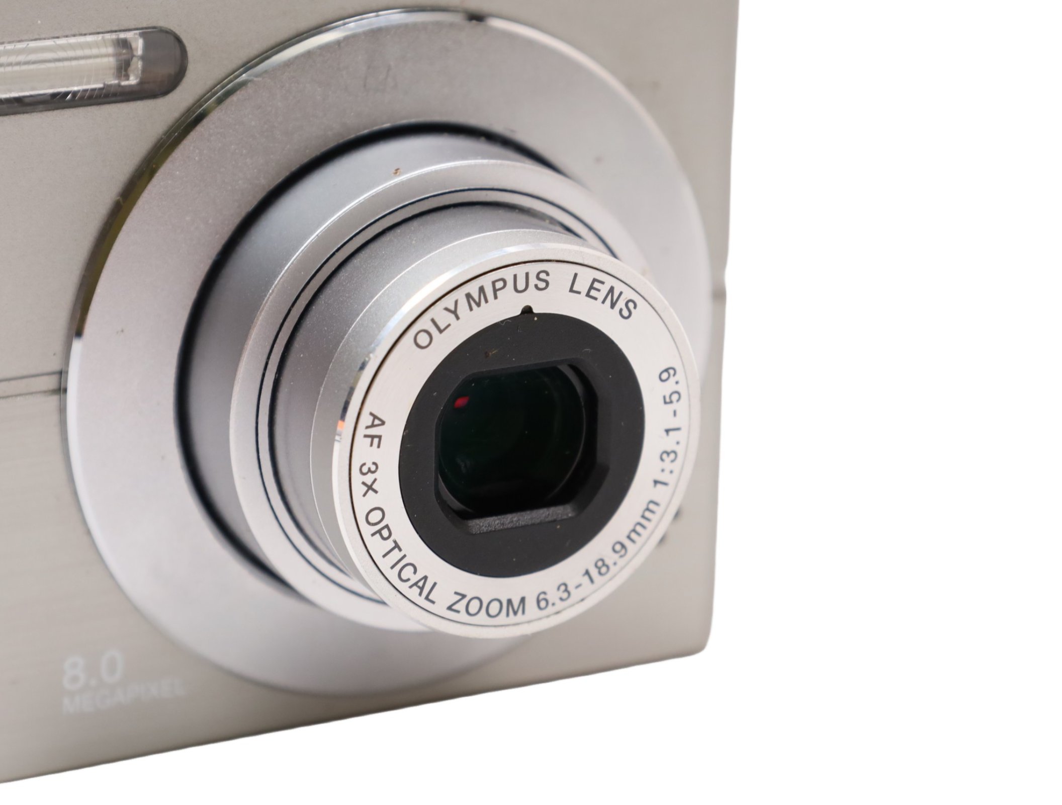 Olympus FE-360 8MP 3x Zoom Digital Camera - Silver