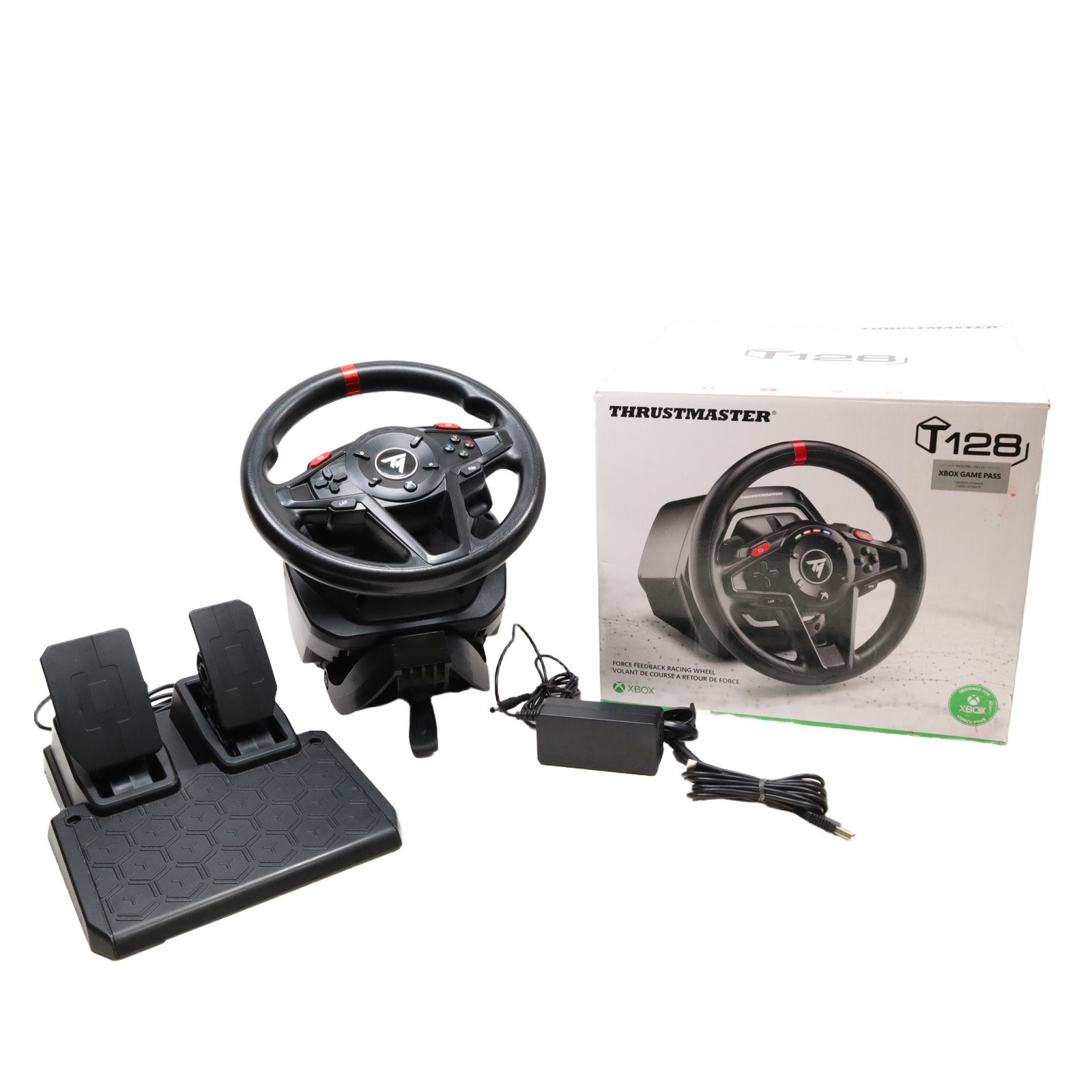 Thrustmaster T128 4469027 Xbox Racing Wheel and Pedal Set - Black