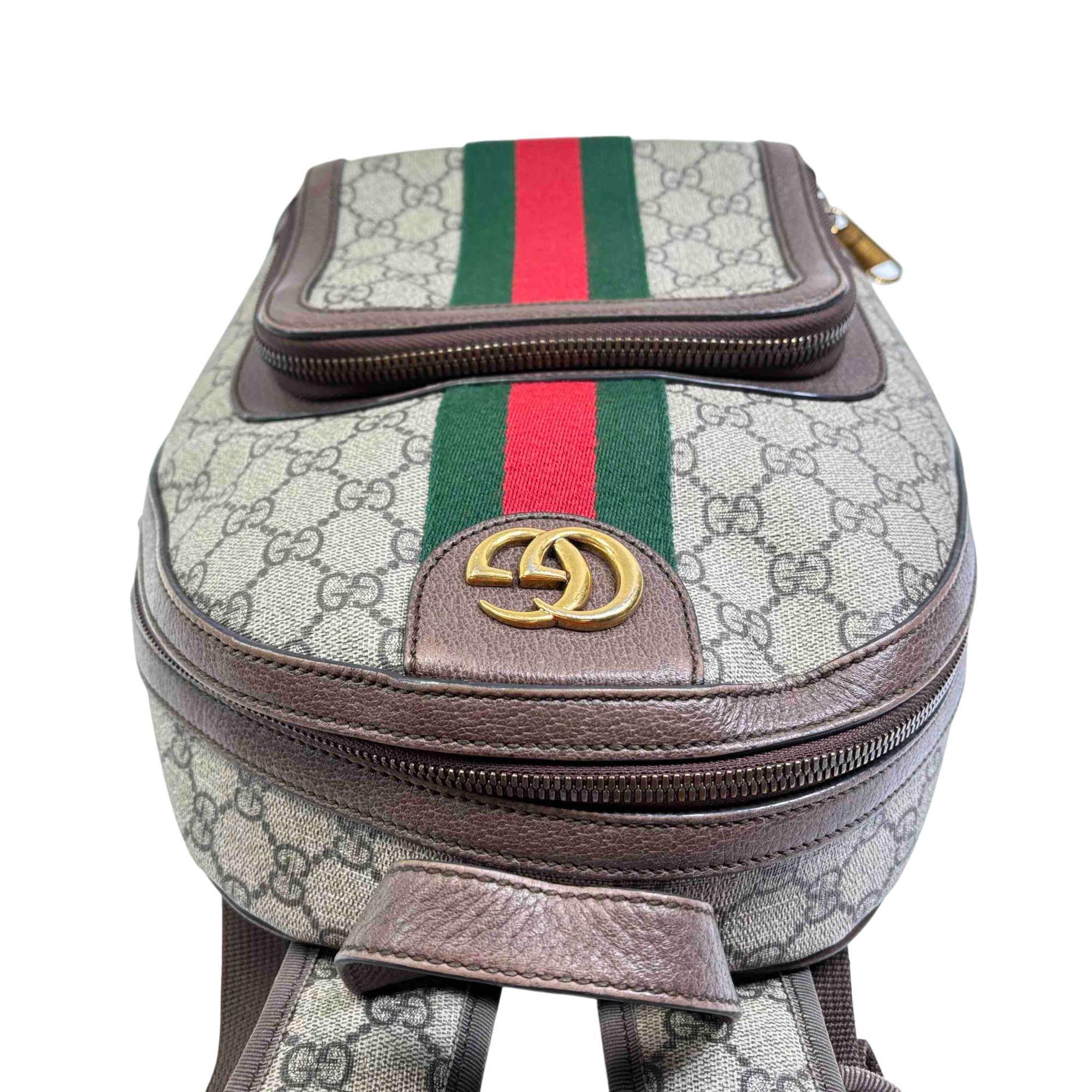Gucci Ophidia GG Supreme Canvas Small Backpack
