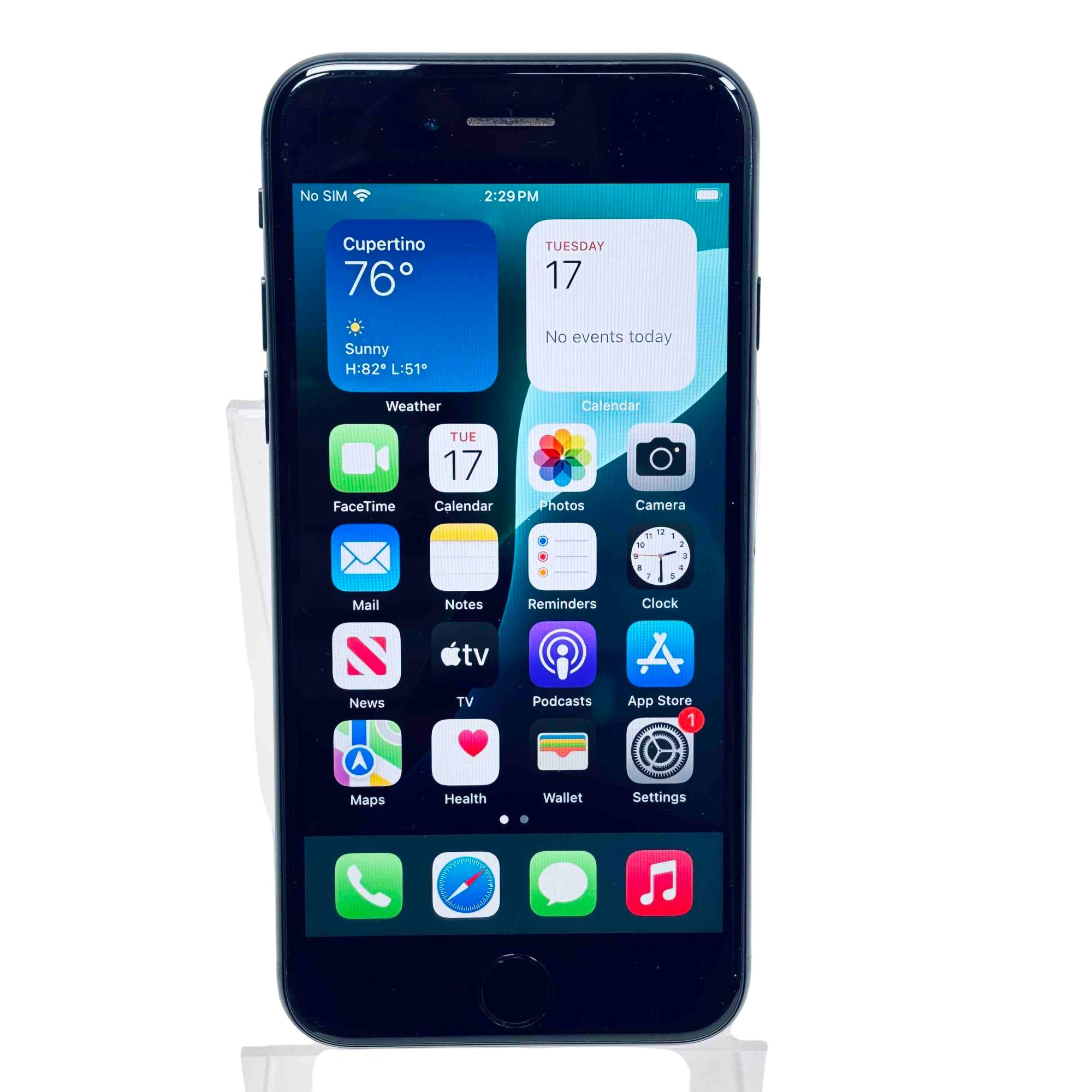 Apple iPhone SE 3rd Generation MMX53LL/A Midnight 64GB Unlocked