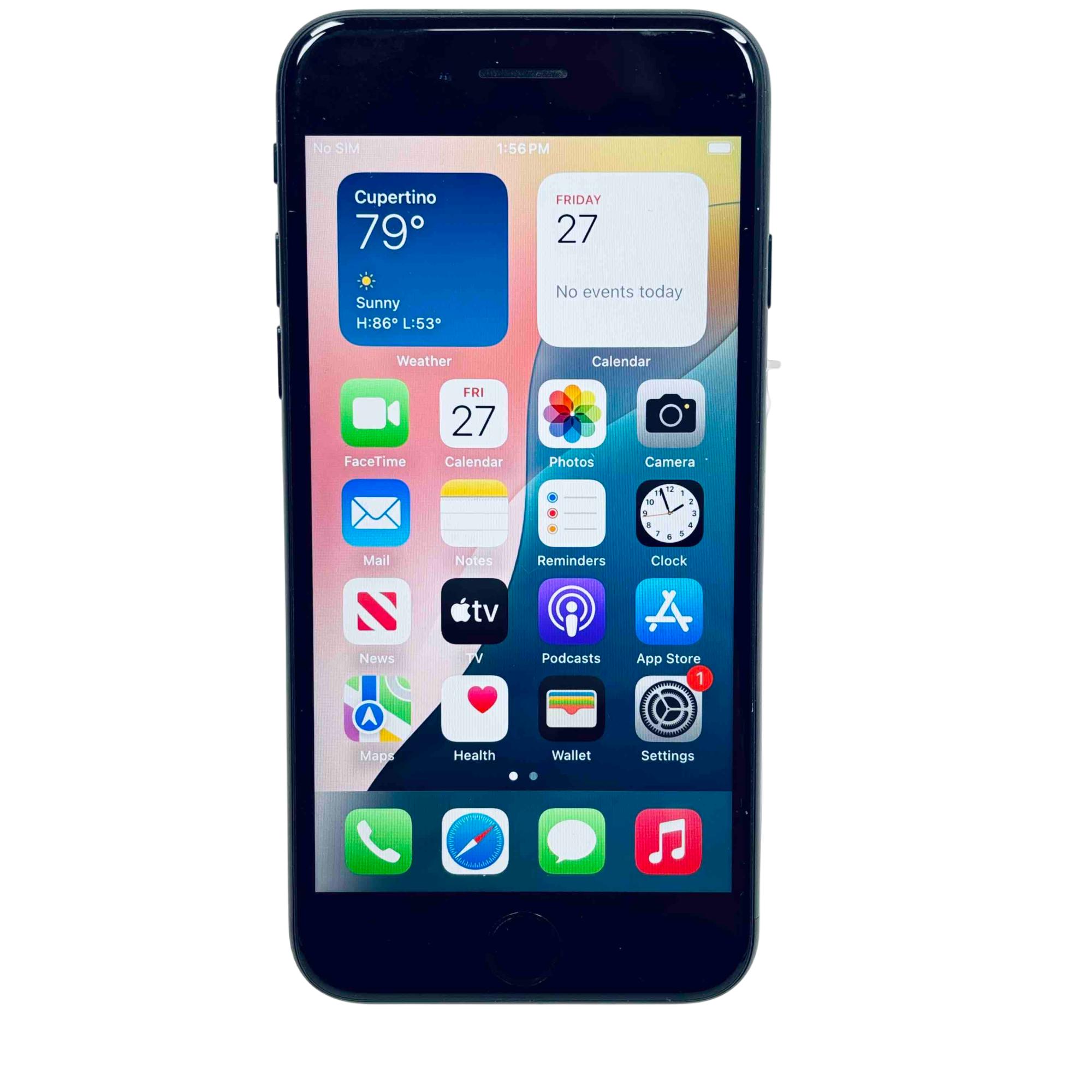 Apple iPhone SE 3rd Generation MMX53LL/A Midnight 64GB Unlocked