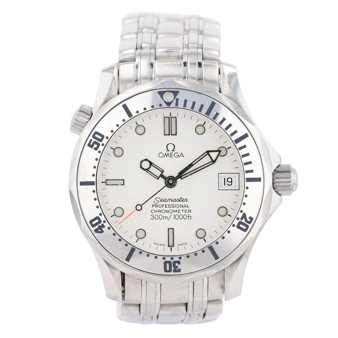 OMEGA Seamaster 300m ホワイト文字盤 36mm クォーツ A Week On The 
