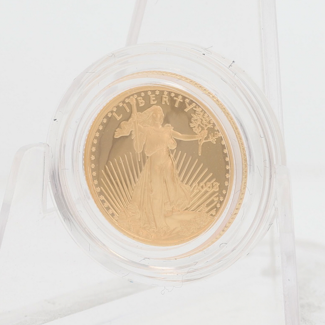 2003 $5 American Eagle Liberty West Point Mint 1/10 oz Fine Gold US ...