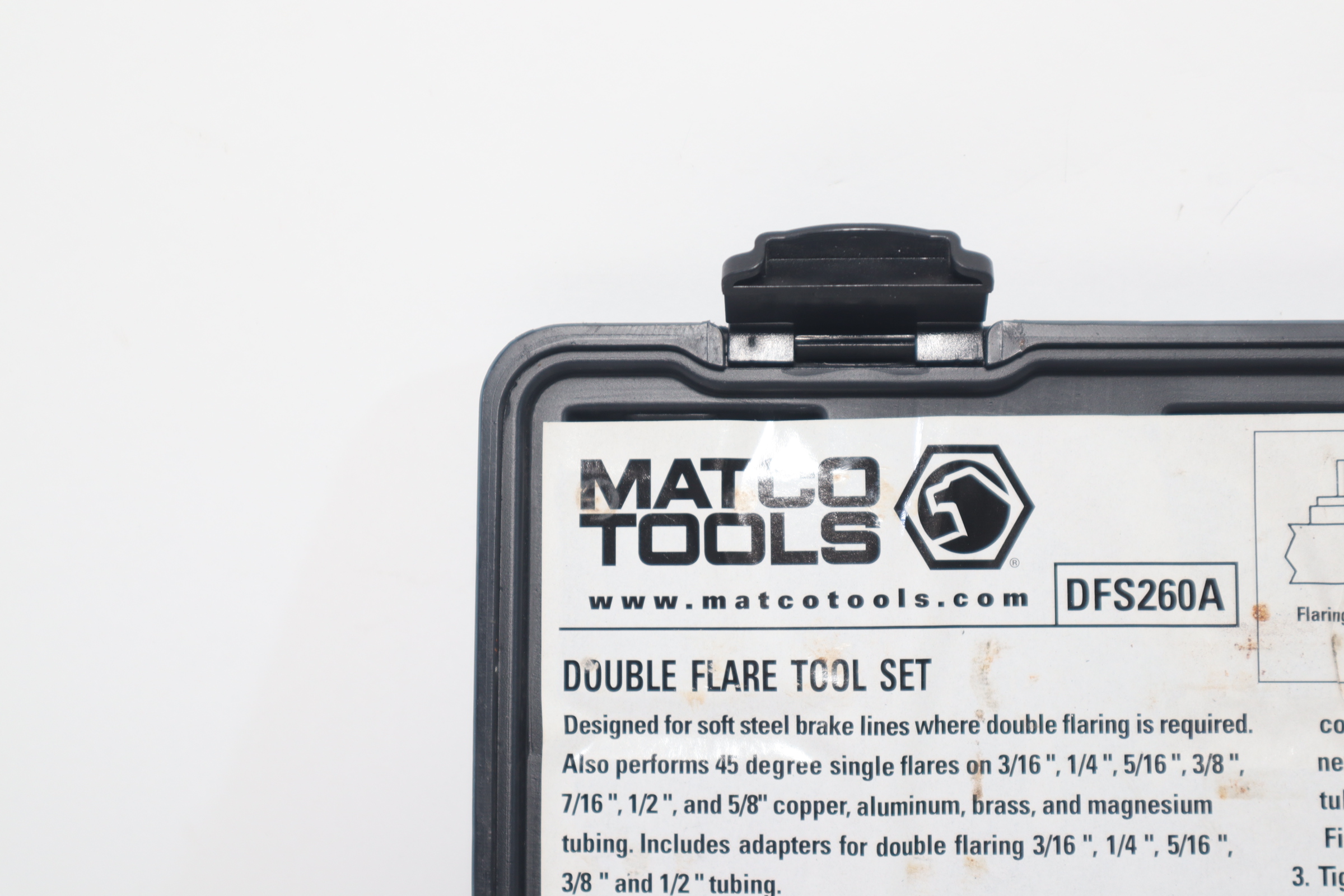 MATCO Tools DFS260A Double Flare Tool Set