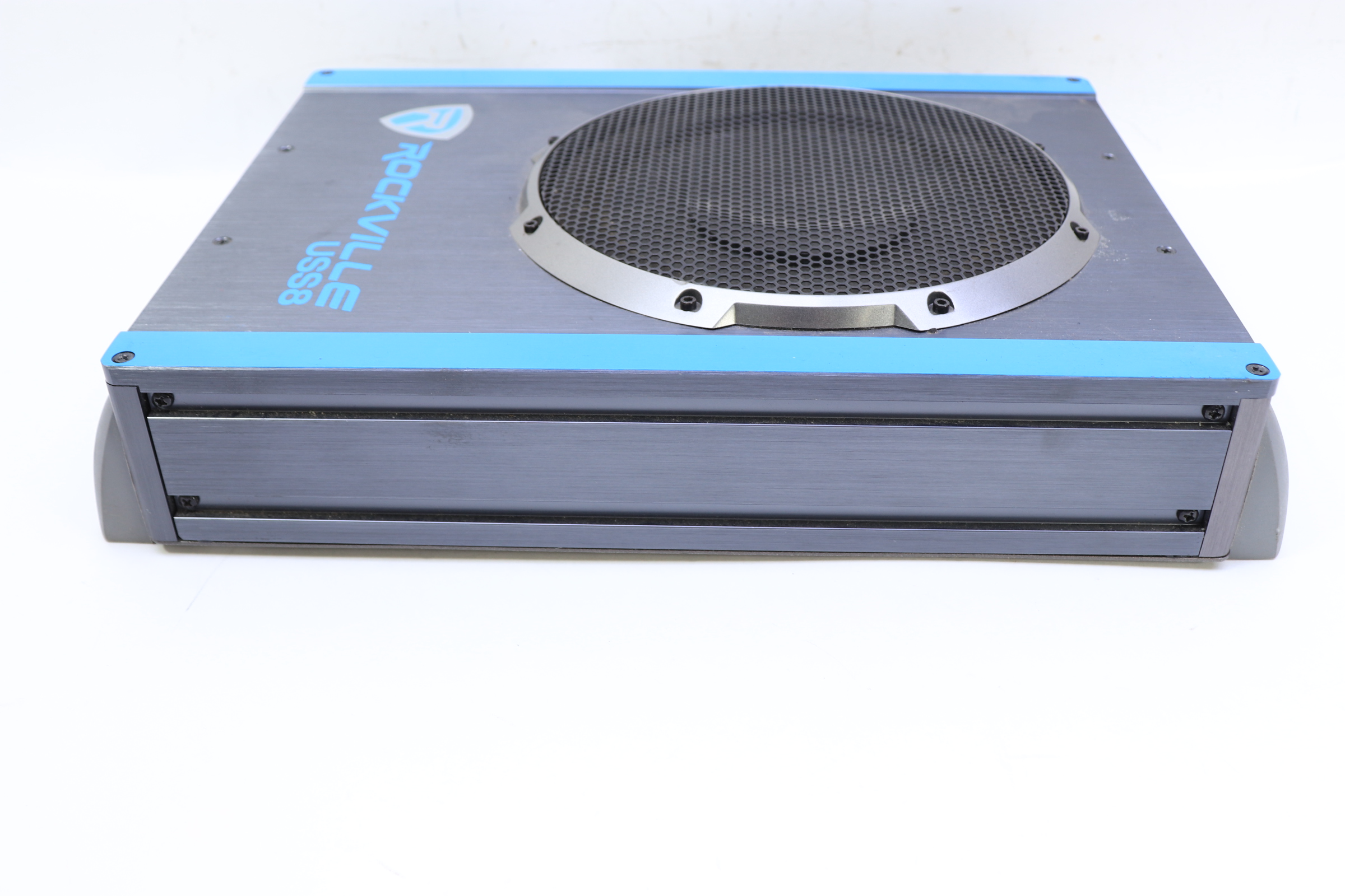 Rockville USS8 8" 600W Slim UngerSeat Active Powered Car/Truck Subwoofer