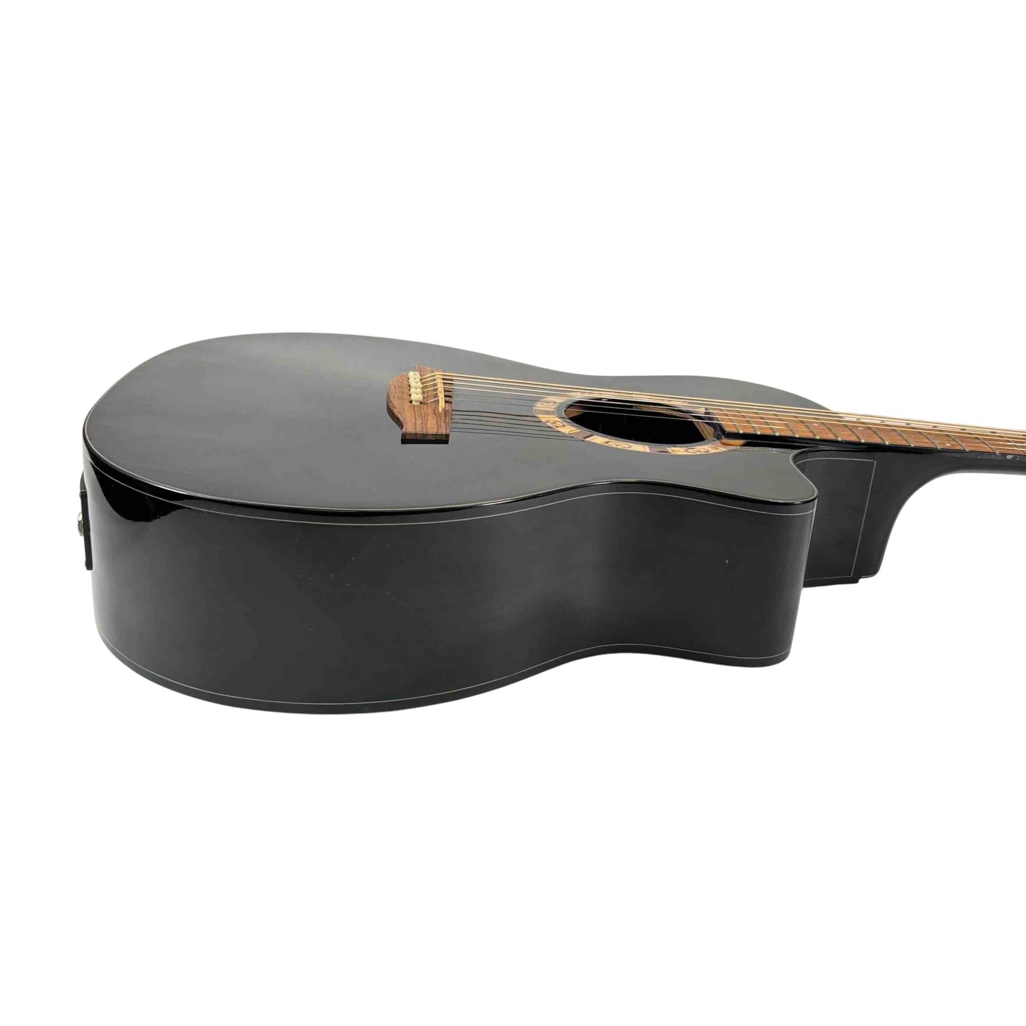 Ibanez A100EBK1201 Right-Handed Hollow-Body 21-Fret Acoustic