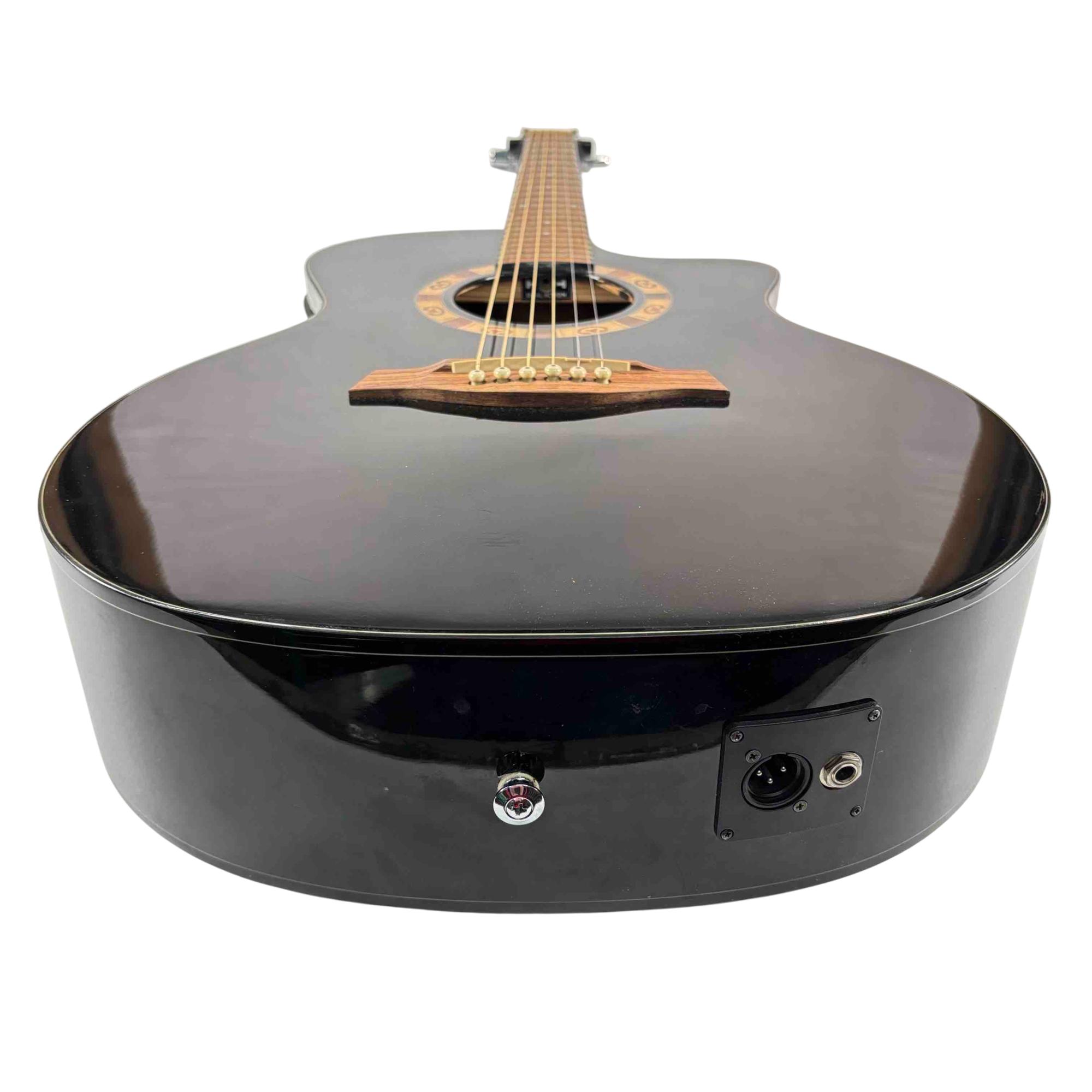 Ibanez A100EBK1201 Right-Handed Hollow-Body 21-Fret Acoustic