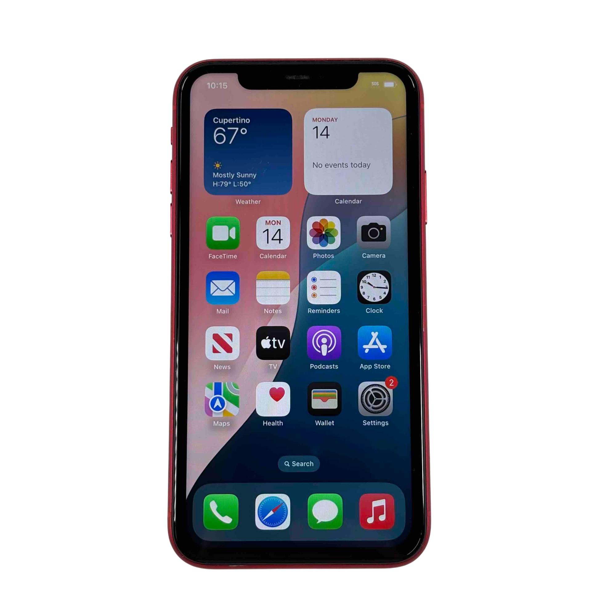 Apple iPhone 11 MWHV2LL/A 64GB (PRODUCT)RED 6.1-Inch Color Display