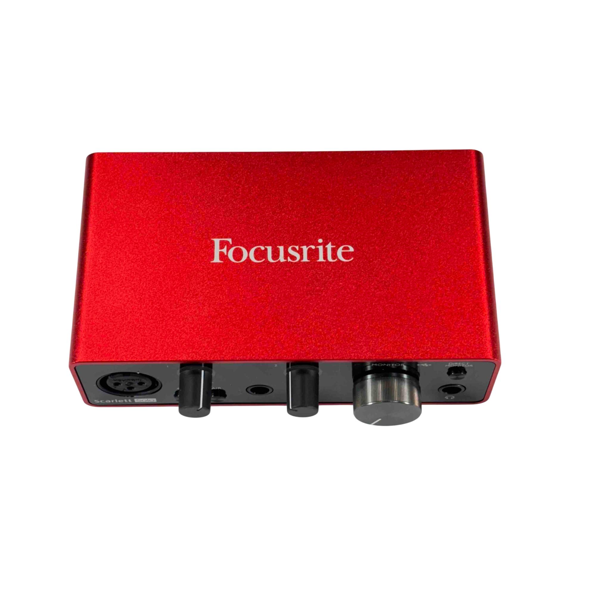 Focusrite Scarlett Solo 3rd Gen High-Fidelity Studio Quality