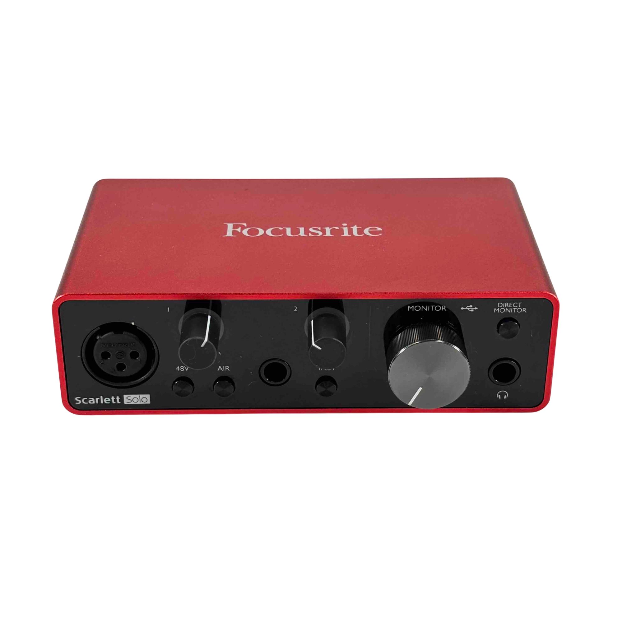 DTM・DAW Focusrite Scarlett solo 3rd Gen Scarlett Solo [3rd Gen] | Focusrite