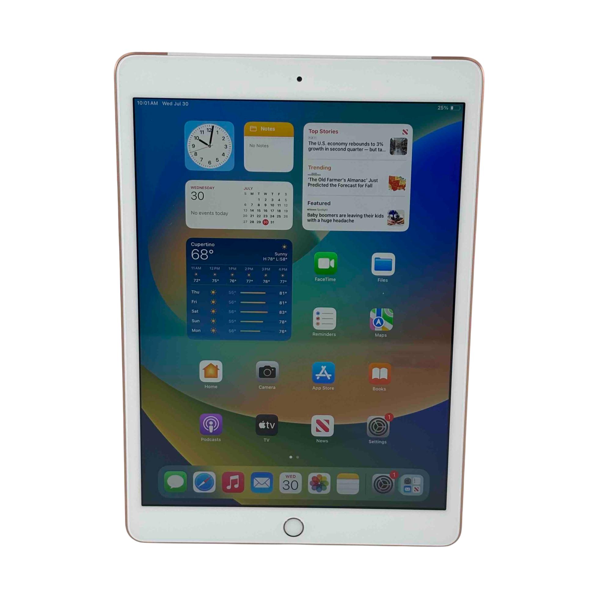 Apple iPad 8th Gen MYMR2LL/A 32GB Wi-Fi + Cellular Gold 10.2