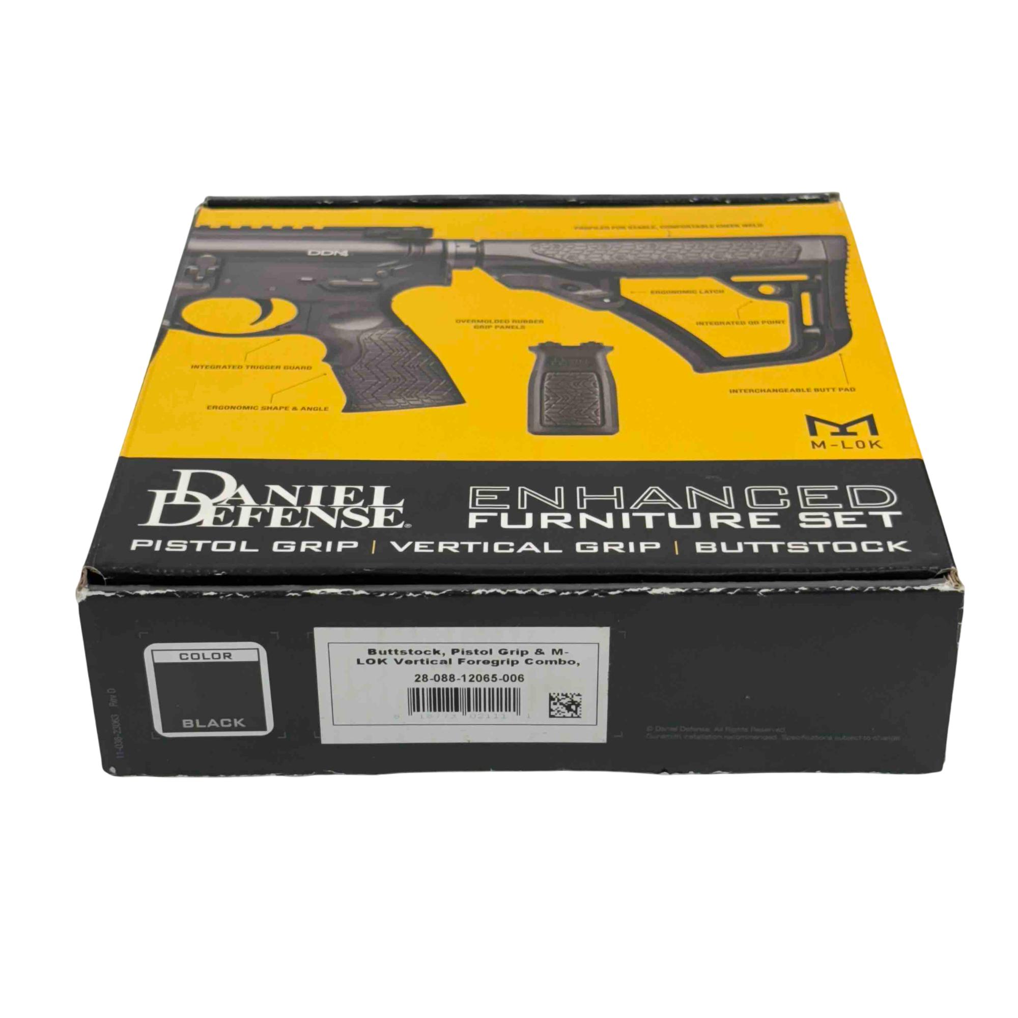 実物 DANIEL DEFENSE ENHANCED FURNITURE SET Daniel Defense Enhanced Furniture Set Buttstock Grip M-LOK