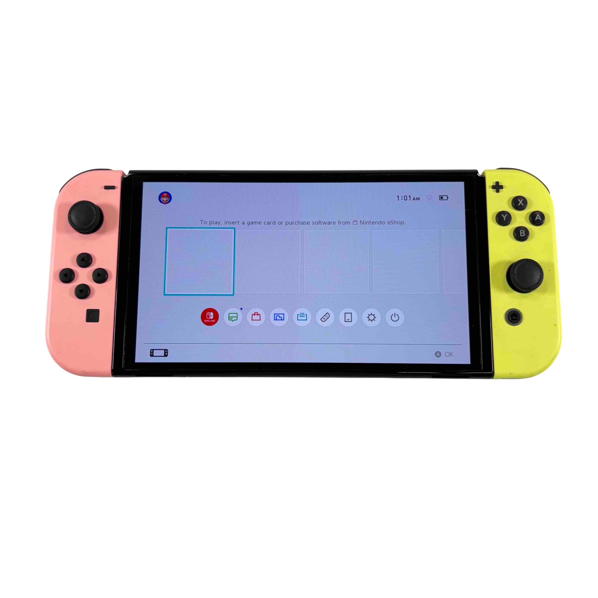 Nintendo Switch OLED HEG-001 7-inch Touchscreen Video Game Console