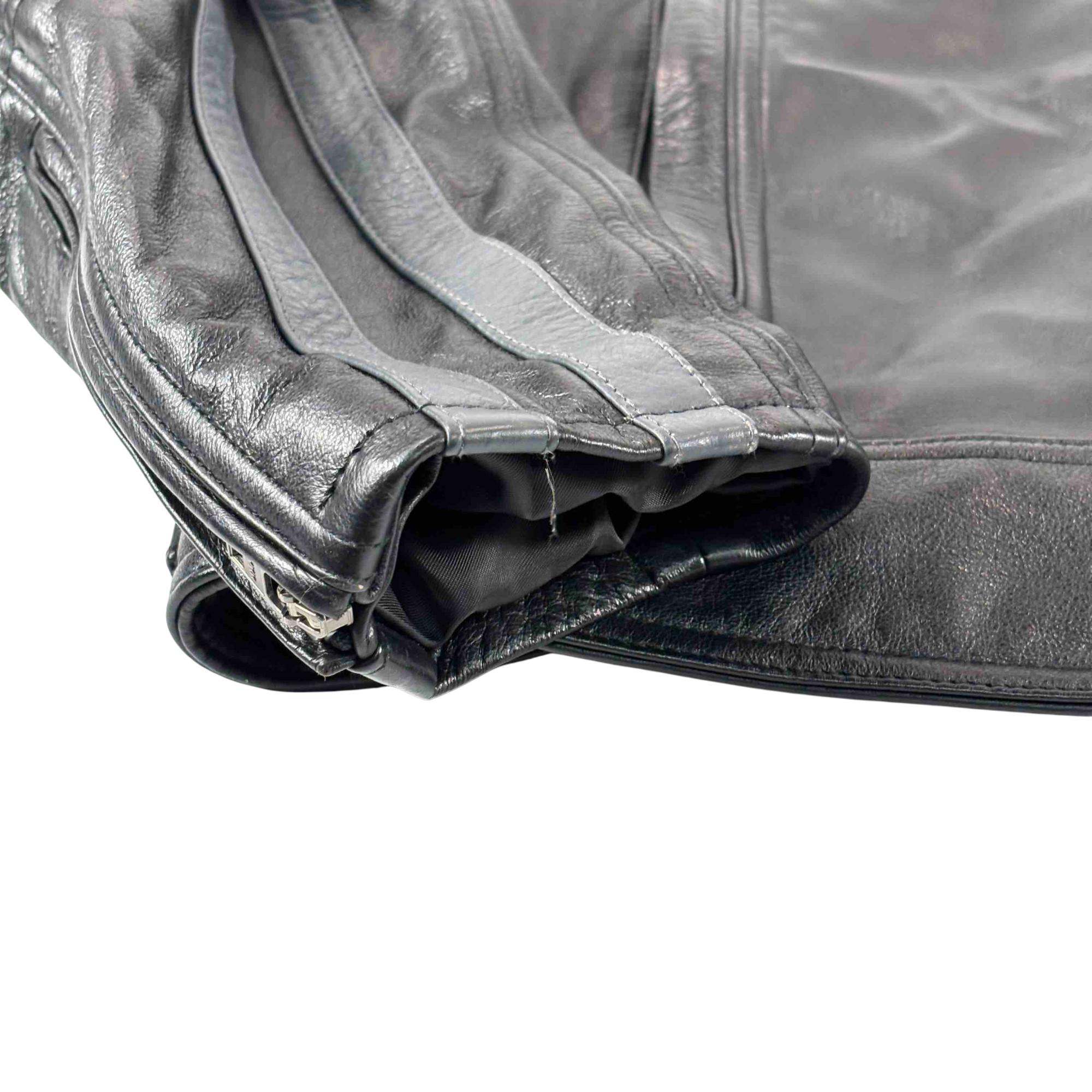 Harley-Davidson 97028-11VM Men's Size 2XL Black Leather Riding Jacket