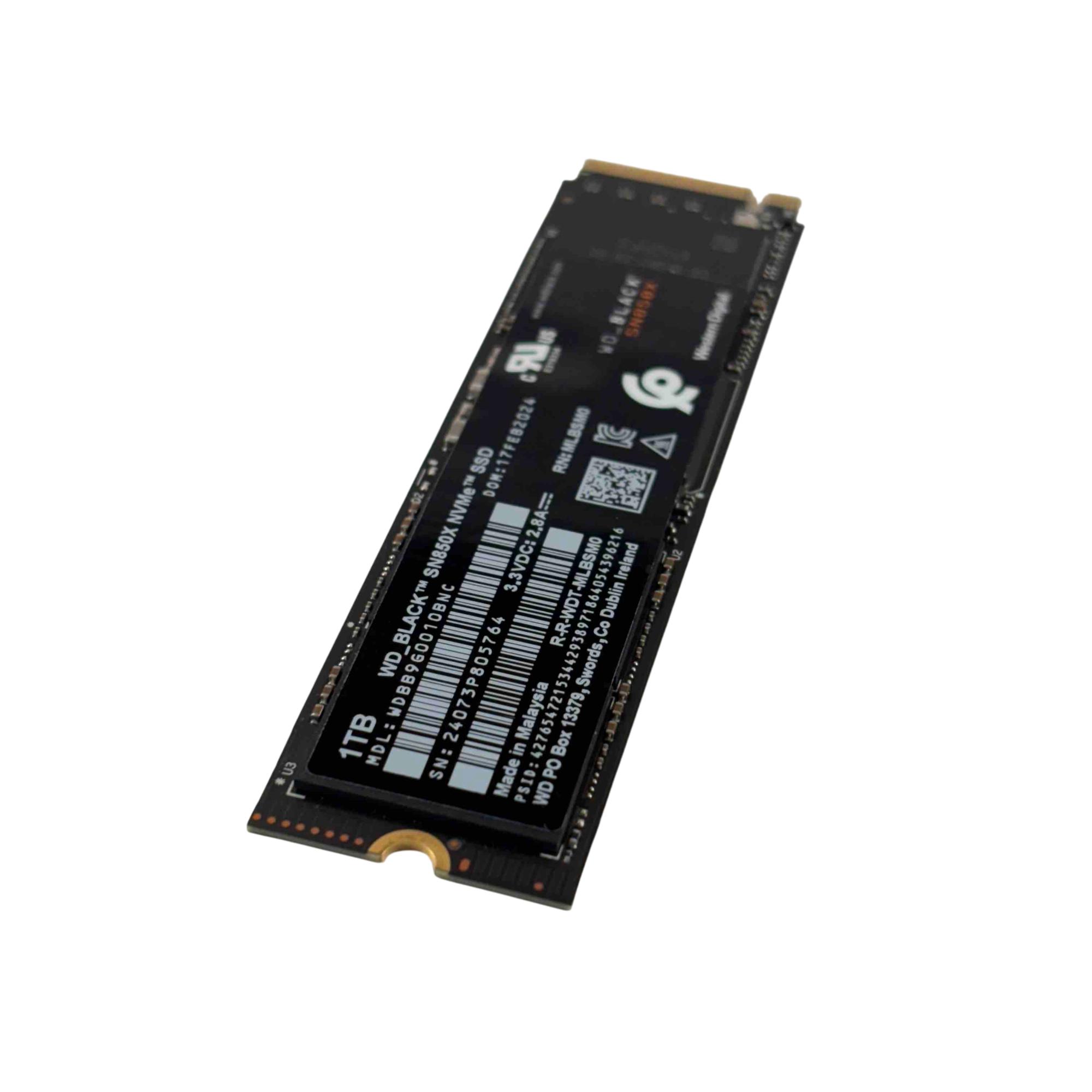 Western Digital WD_BLACK SN850X WDBB9G0010BNC 1TB NVMe Solid State