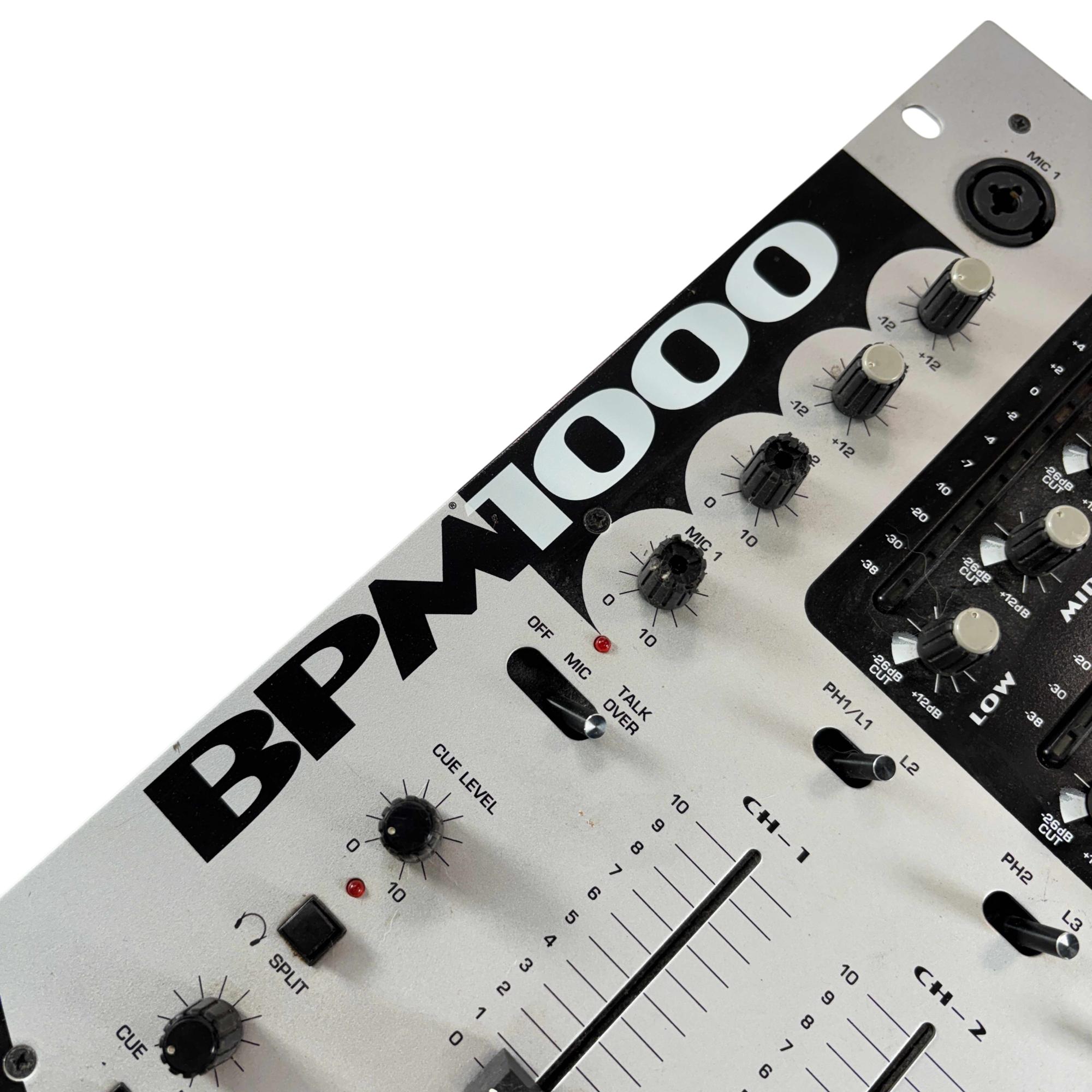 Gemini BPM-1000 Professional 4-Channel Stereo Desktop DJ Mixer