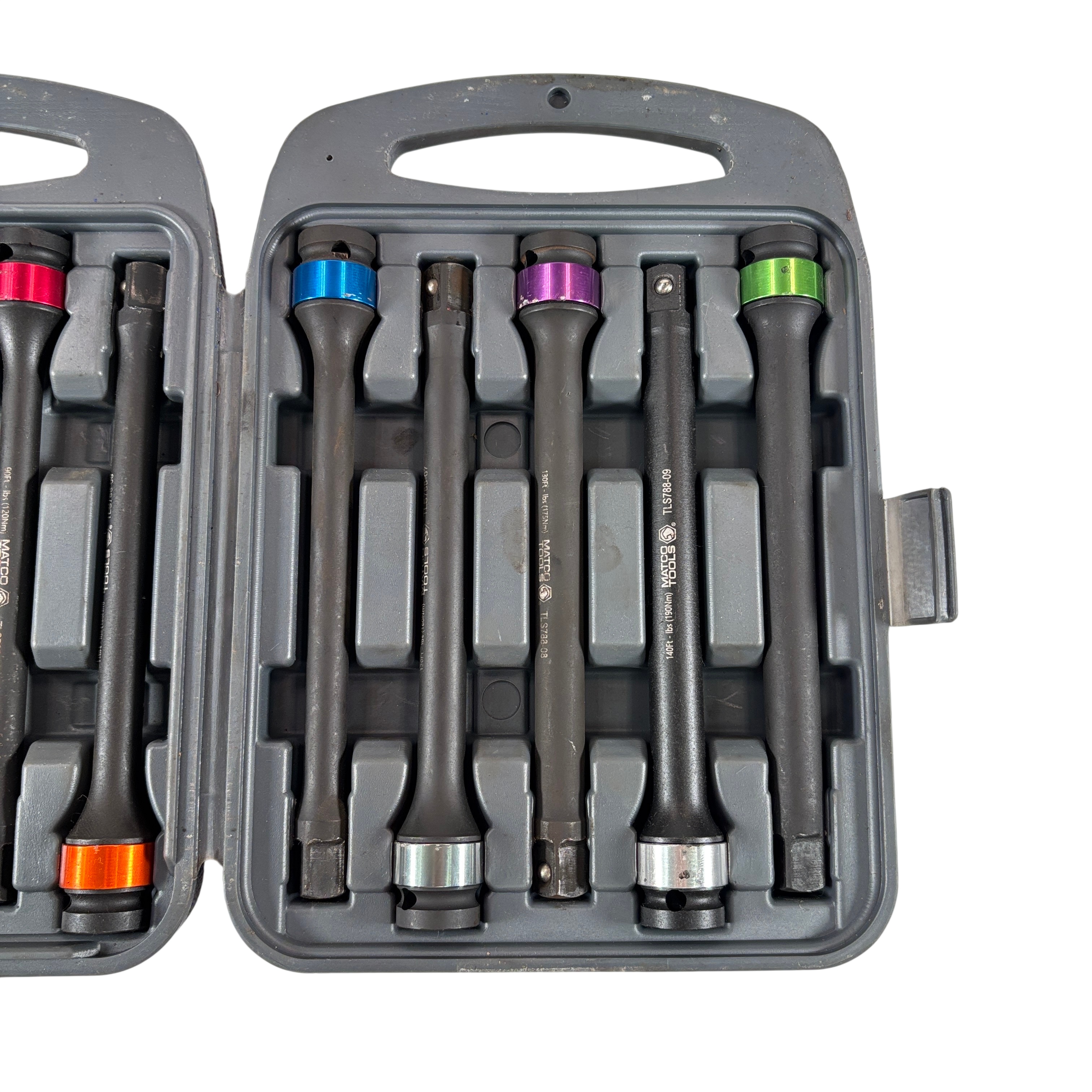 Matco Tools TLS788 10-Piece Torque Limiting Extension Set