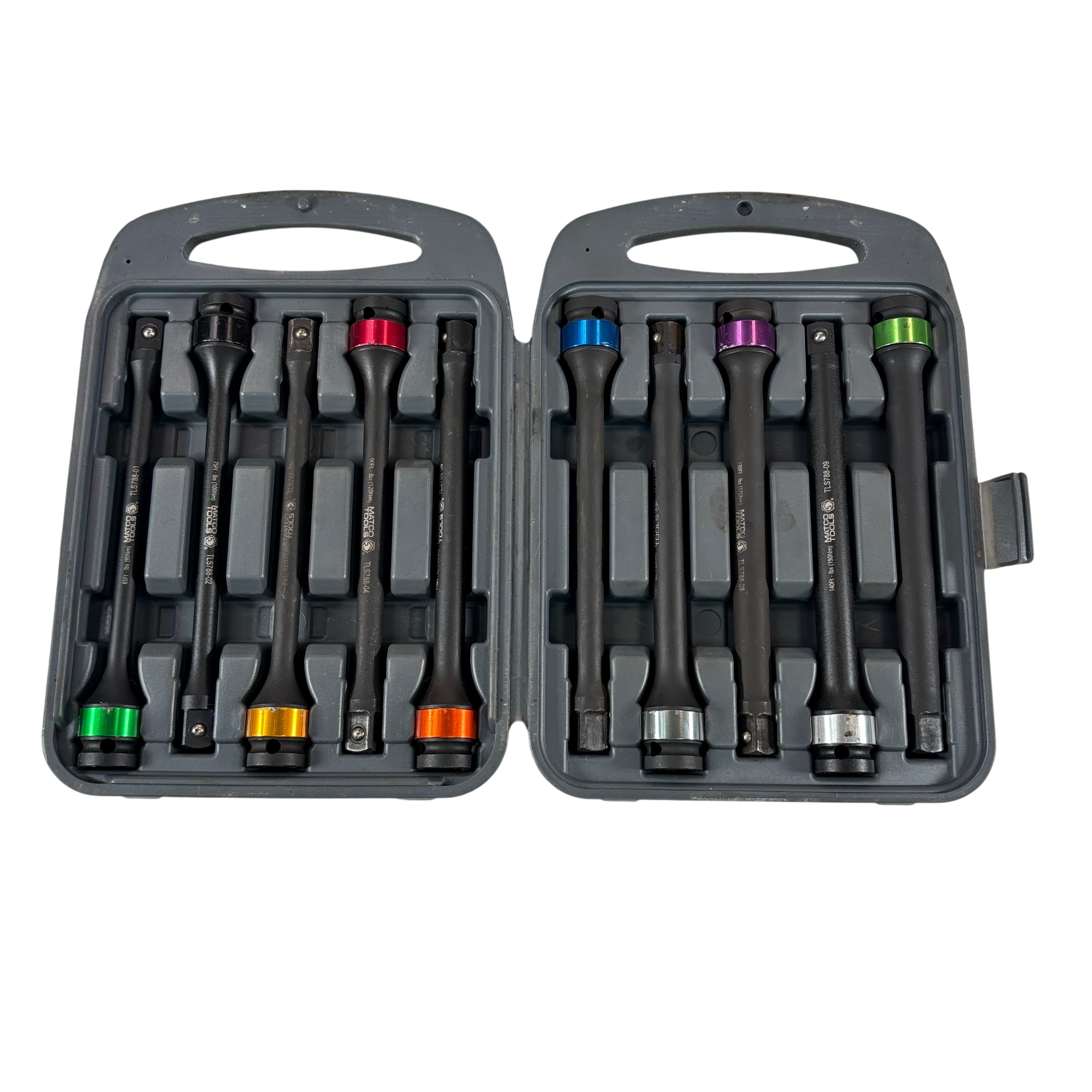 Matco Tools TLS788 10-Piece Torque Limiting Extension Set