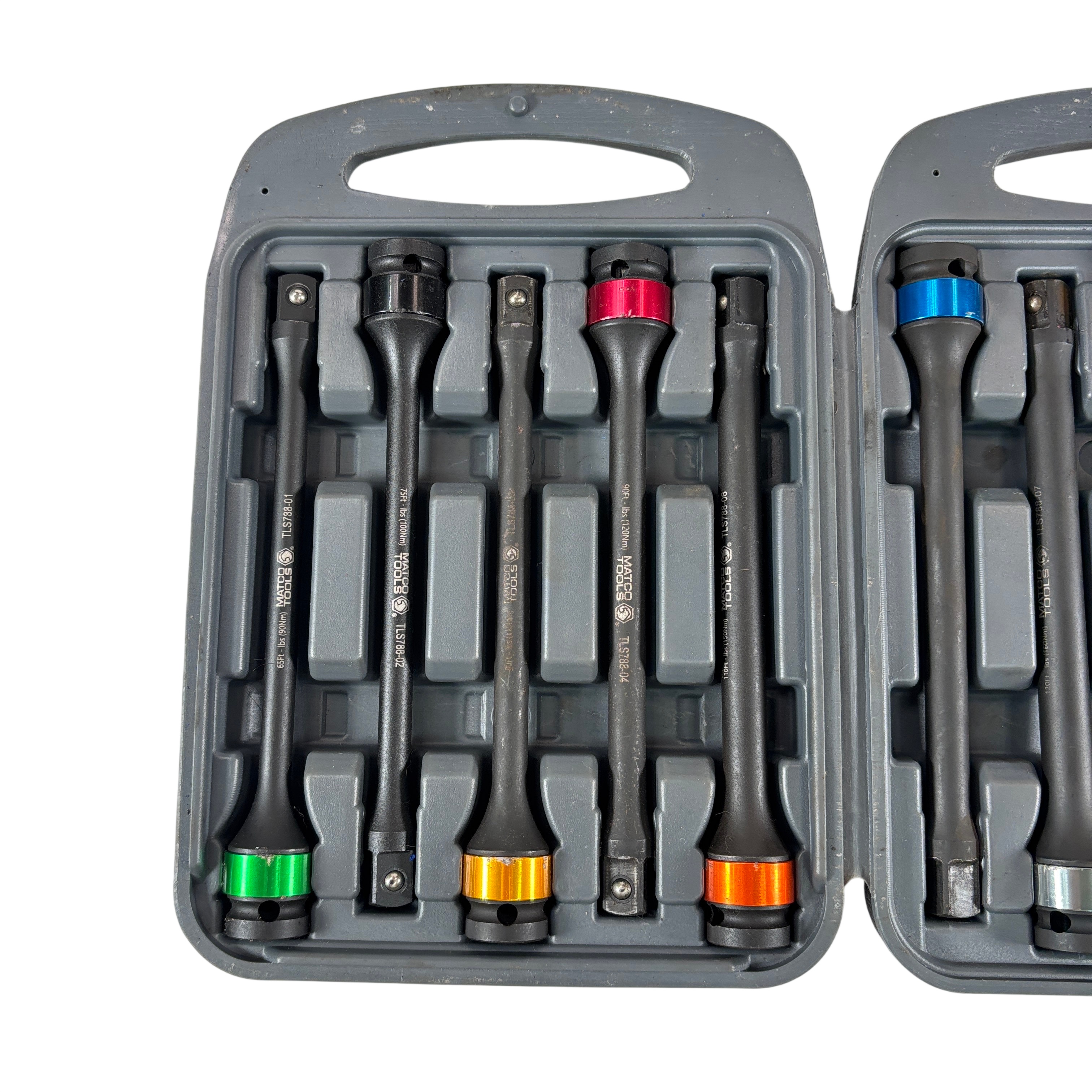 Matco Tools TLS788 10-Piece Torque Limiting Extension Set