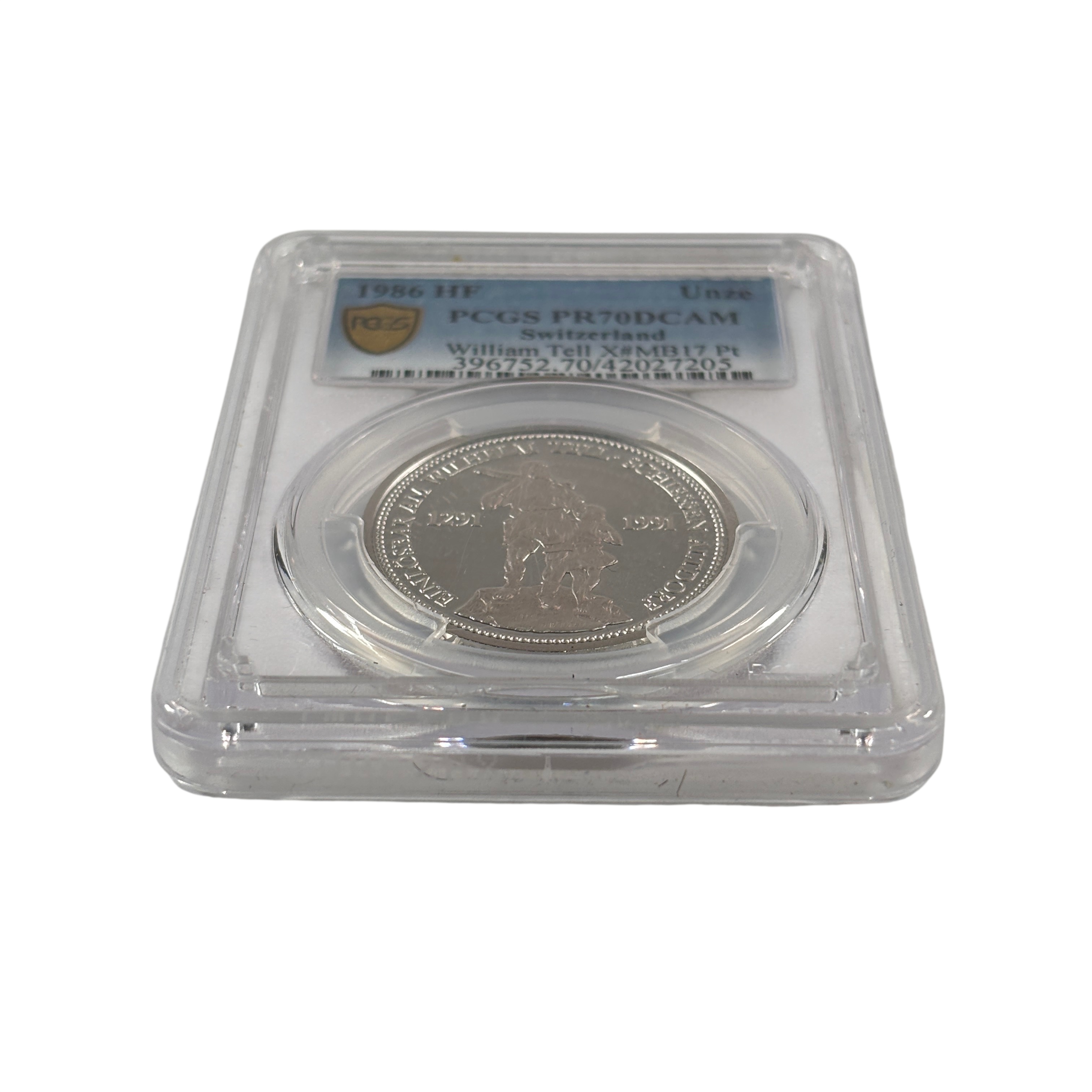 UNCLE MOWAX Futura ブリスター 激レア Switzerland 1 oz Platinum Shooting Thaler .999 Fine PR70DCAM PCGS