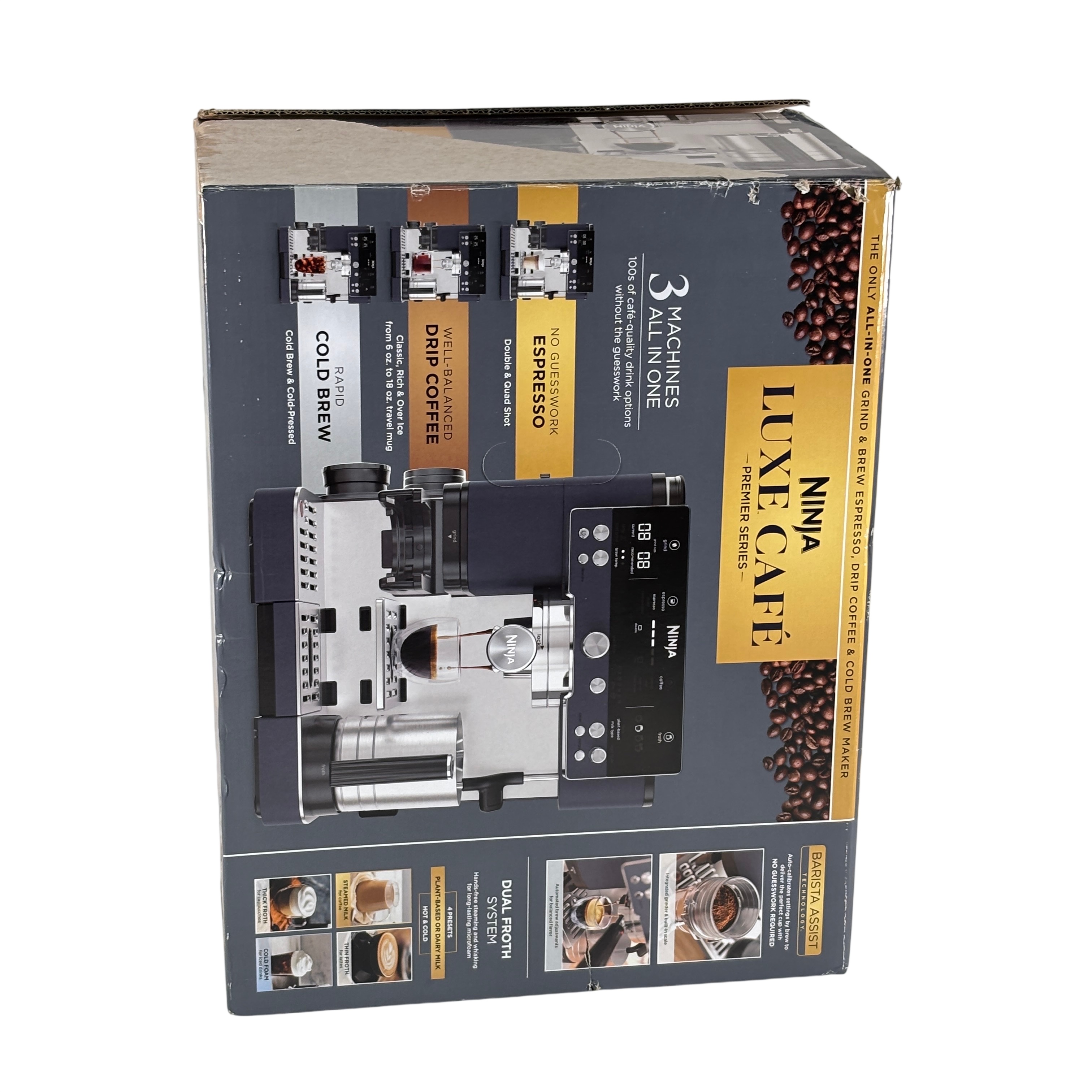 Ninja Luxe Café Premier Series ES601CY 3-in-1 Espresso/Coffee/Cold