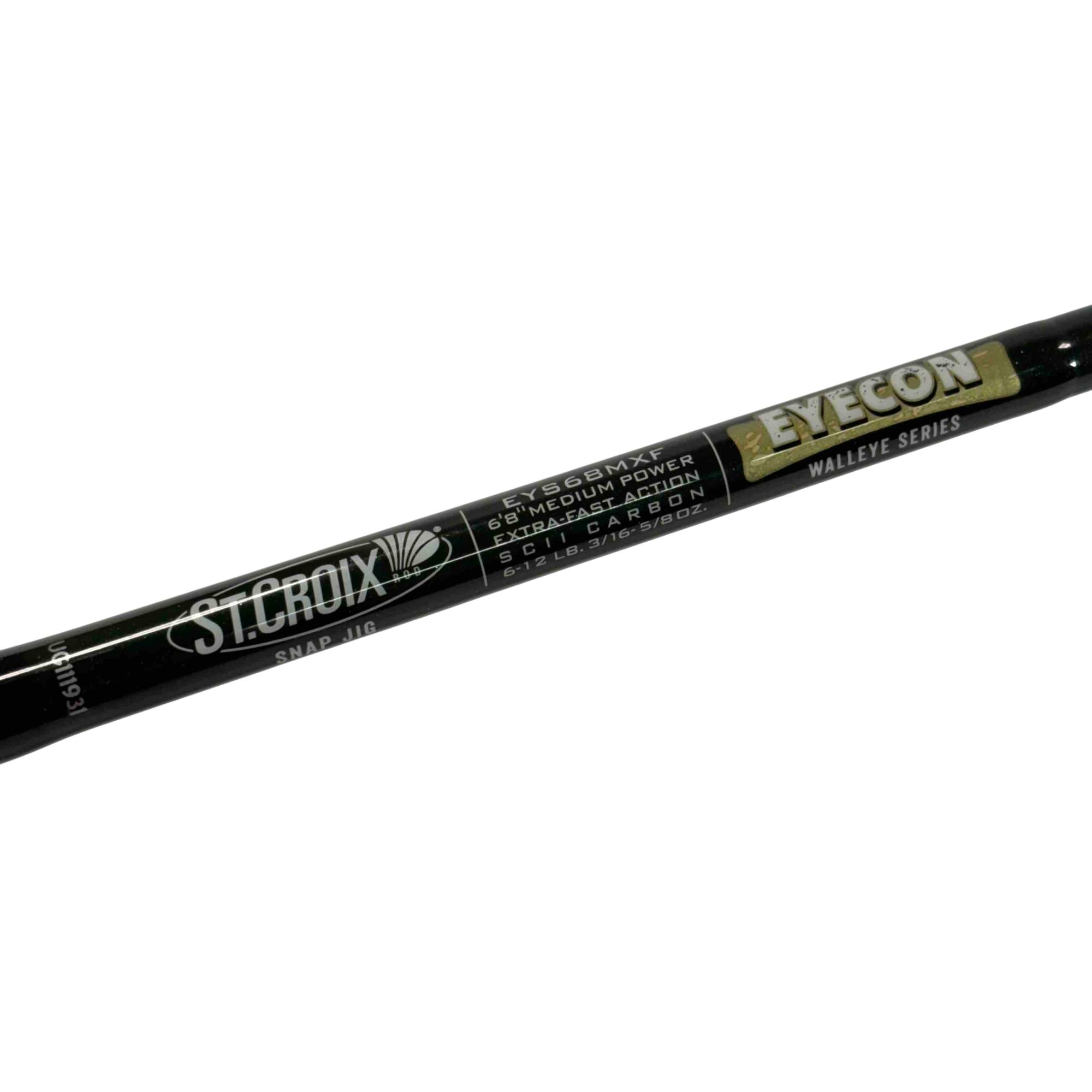 St. Croix Eyecon EYS68MXF 6'8" Medium Power Extra-Fast Snap Jig Fishing Rod