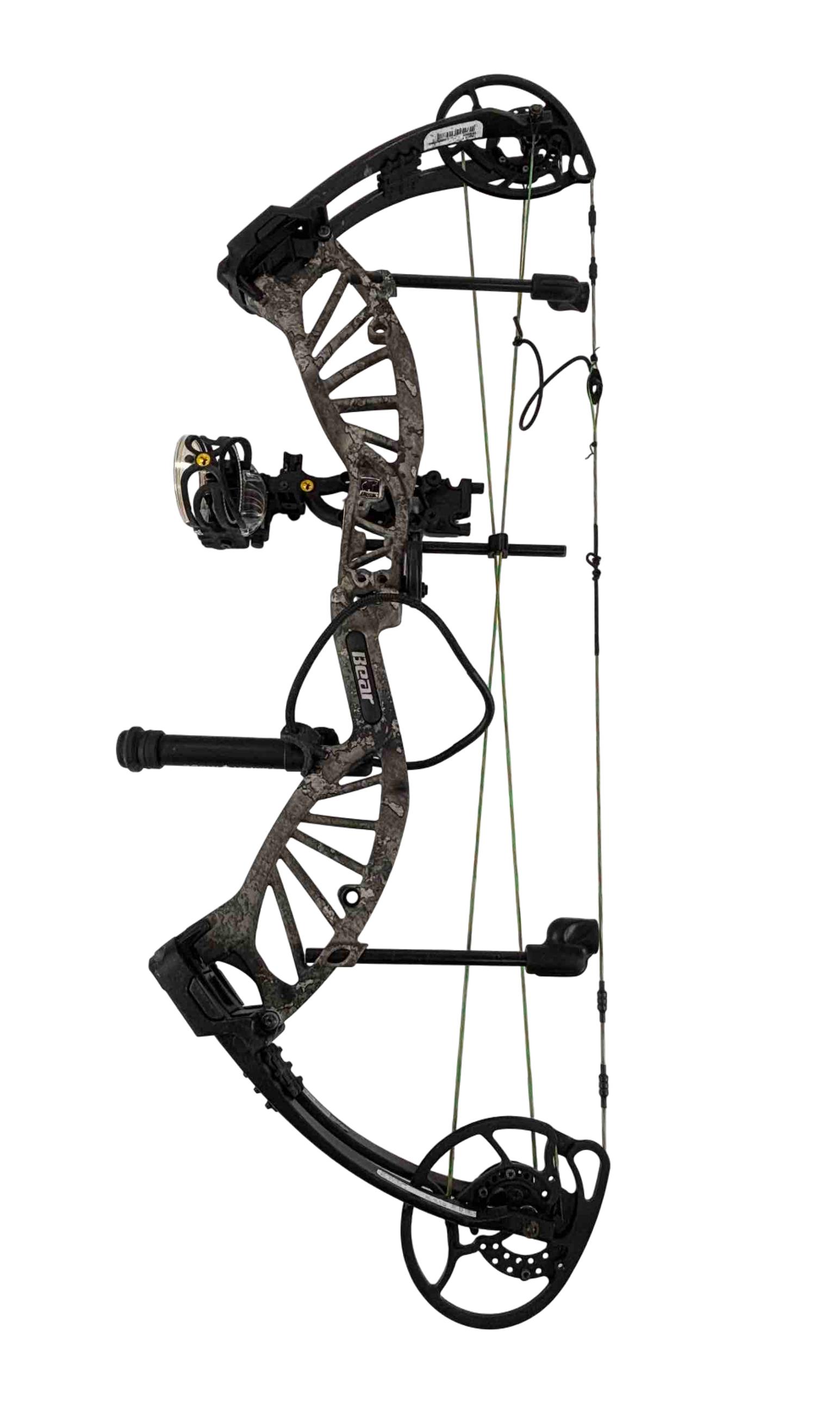 Bear Archery Legit 10-70lbs Left Hand Undertow Camo Compound Bow - RTH