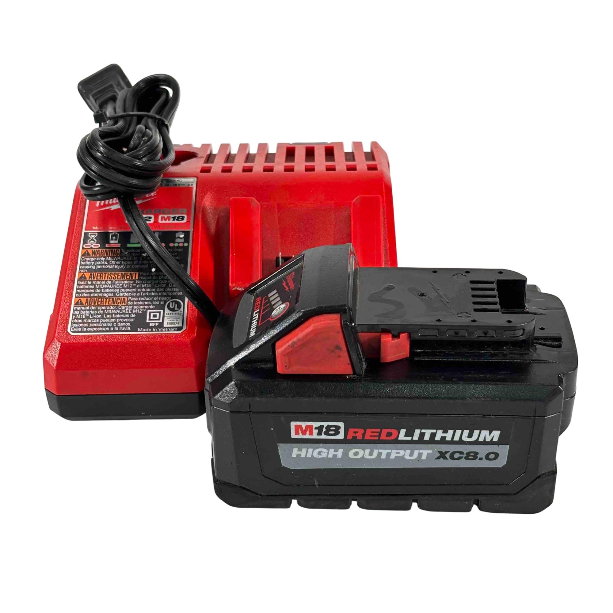 M18 18-Volt Lithium-Ion HIGH OUTPUT XC 8.0 Ah Battery M18 18-Volt Lithium-Ion HIGH OUTPUT XC 8.0 Ah Battery