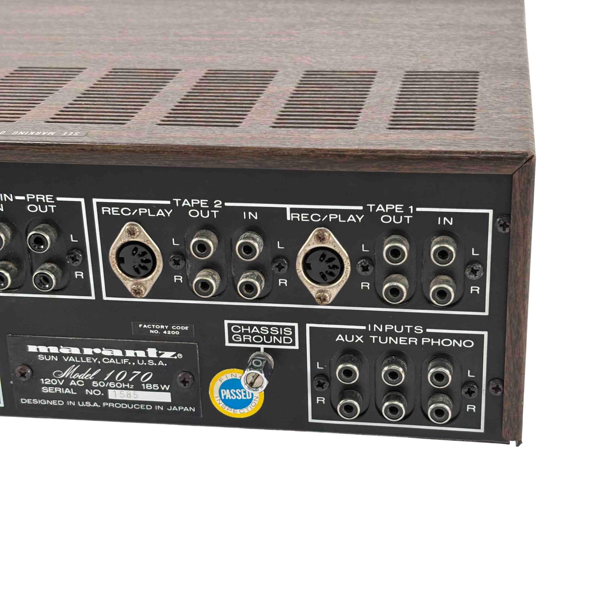 marantz プリメインアンプ Model 1070 VINTAGE MARANTZ 1070 INTEGRATED AMPLIFIER (FREE WC-10 WOOD