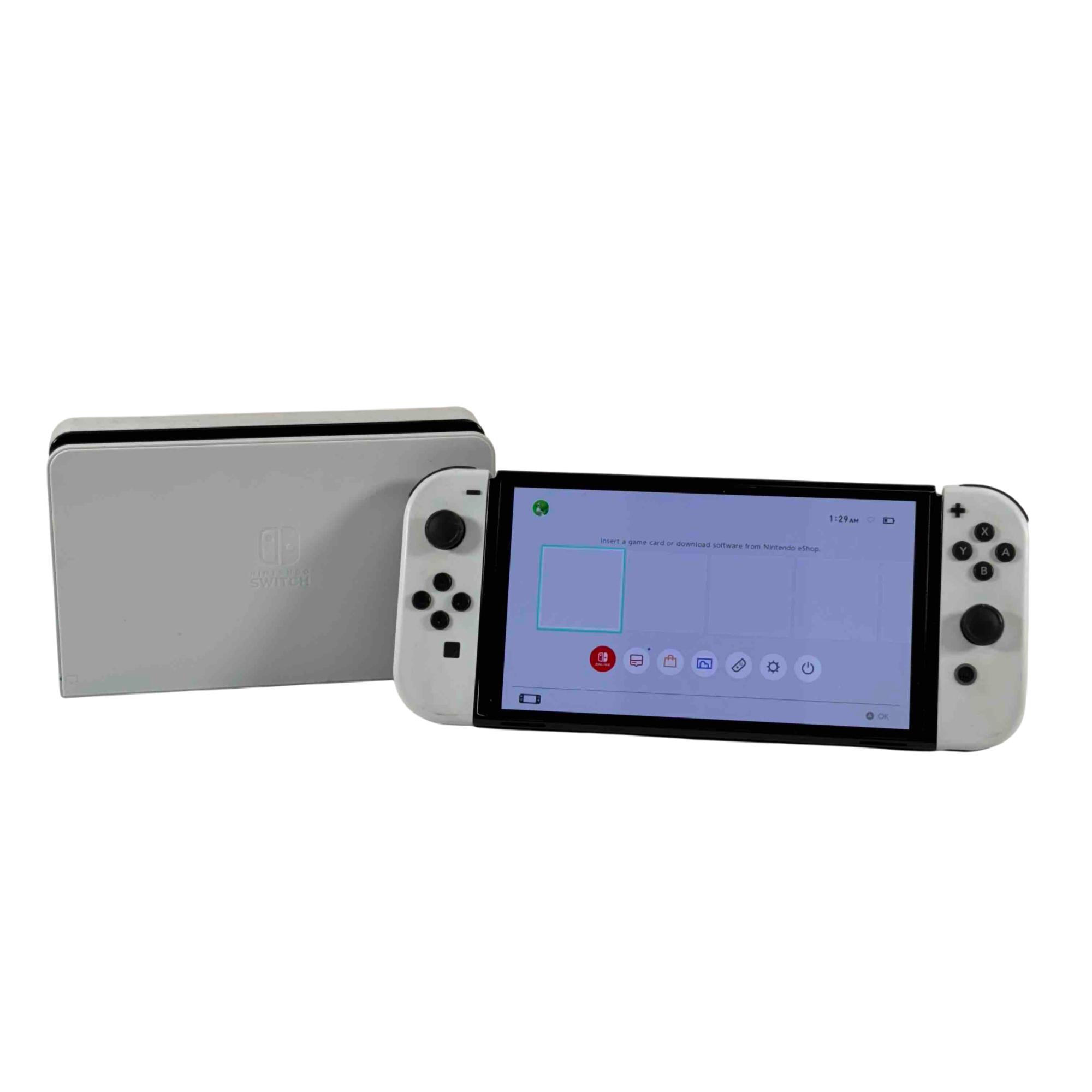 Nintendo Switch OLED HEG-001 7-inch Touchscreen Video Game Console