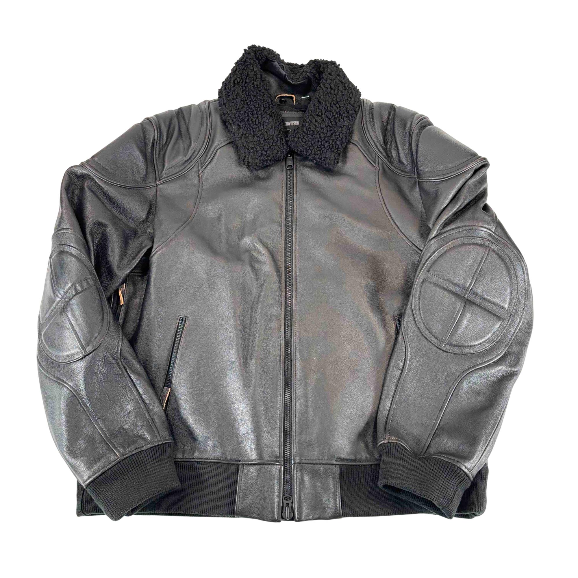 Harley-Davidson バイカージャケット グレー Harley-Davidson Accolade Men's Size XL Regular Full Zipper Leather