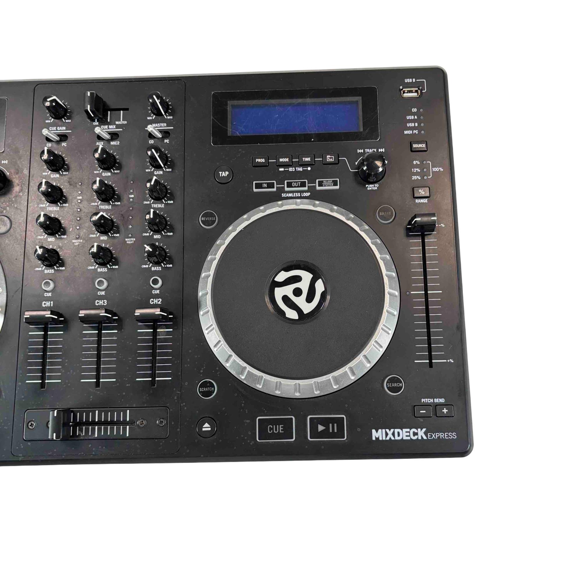 Numark ヌマーク ニューマーク　Mixdeck Express Buy Numark Mixdeck Express DJ Controller | Sam Ash Music