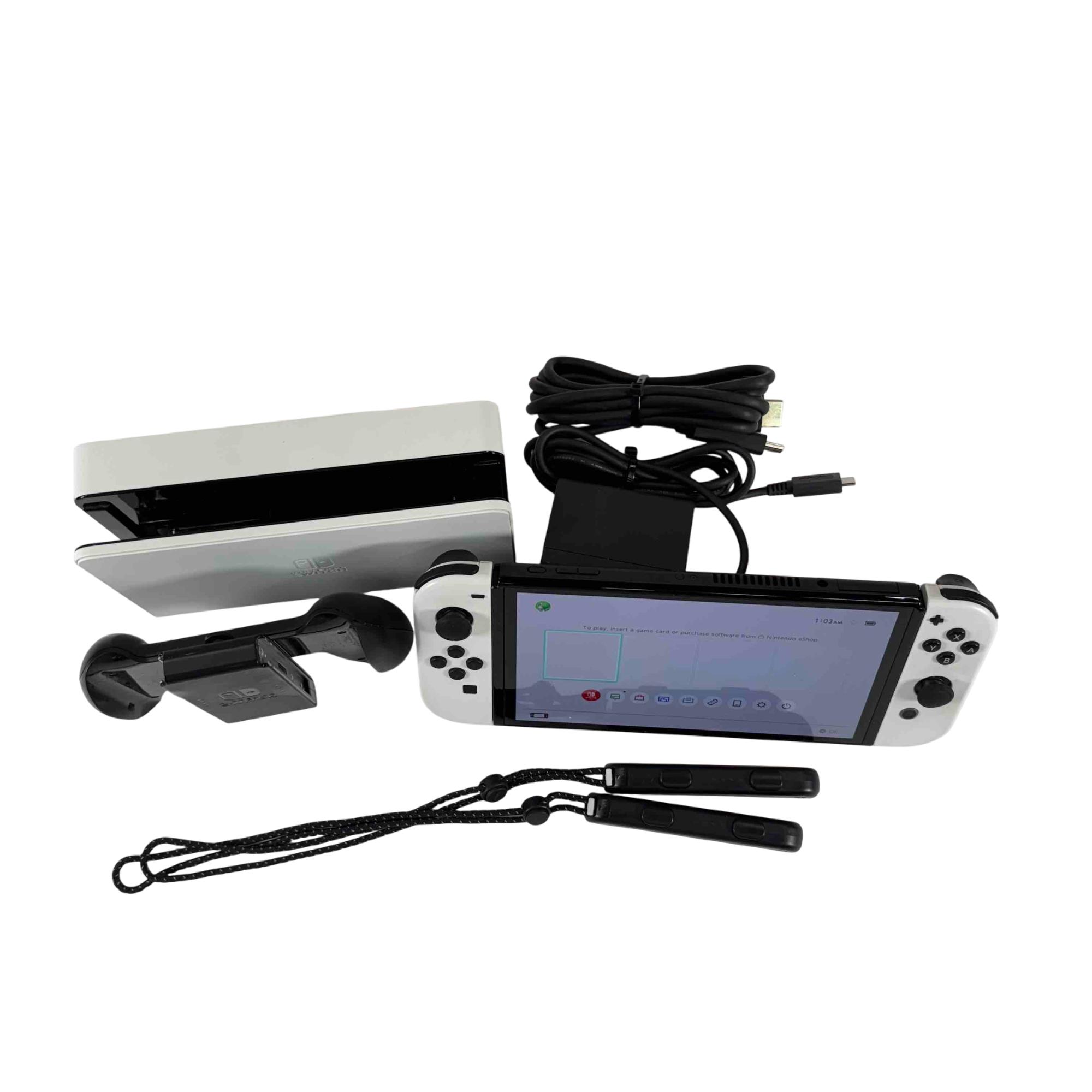 Nintendo Switch OLED HEG-001 7-inch Touchscreen Video Game Console