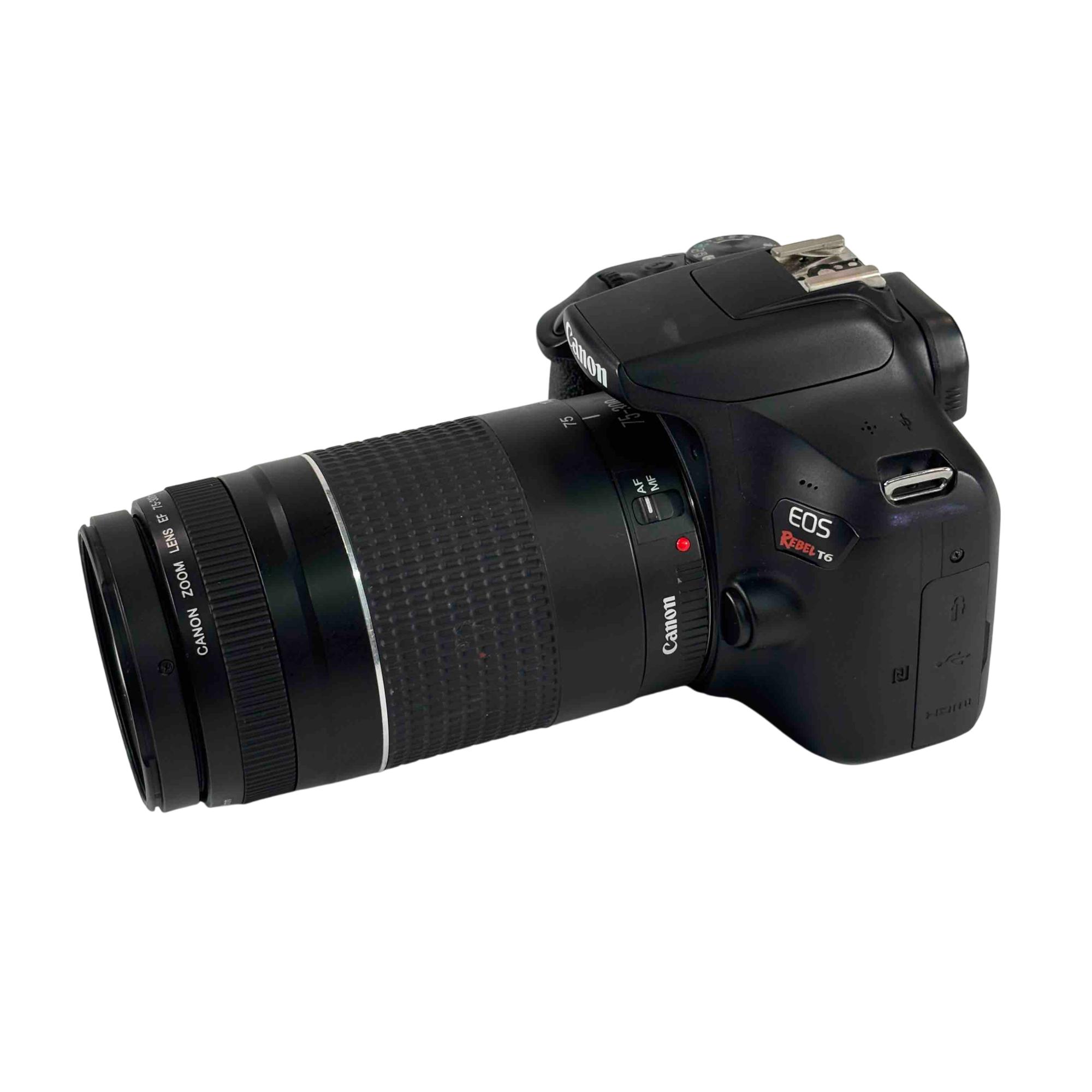 Canon EOS Rebel T6 DS126621 18.0 Megapixel CMOS DIGIC 4+ DSLR