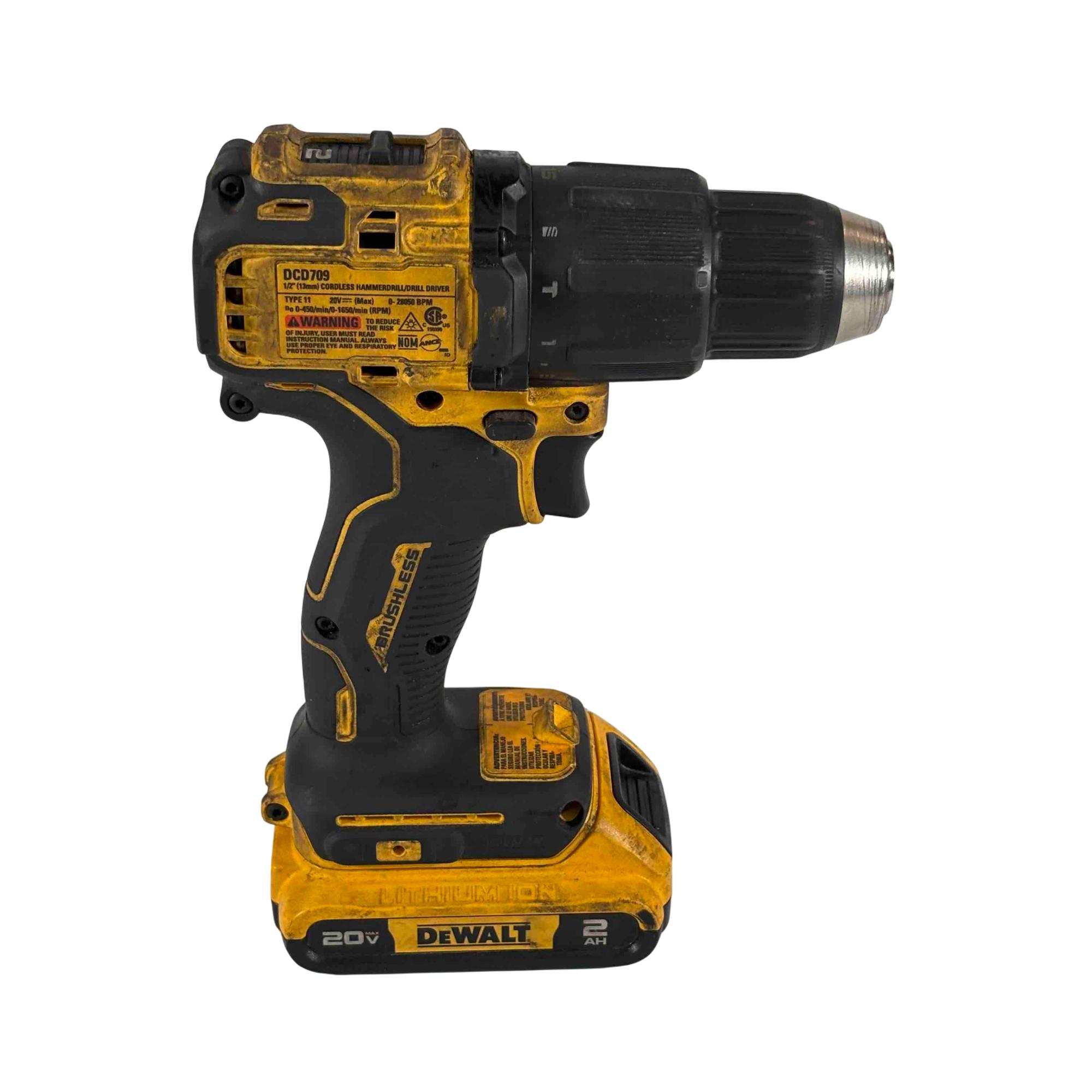 DEWALT DCD709 20-Volt MAX Li-Ion Cordless Brushless Compact