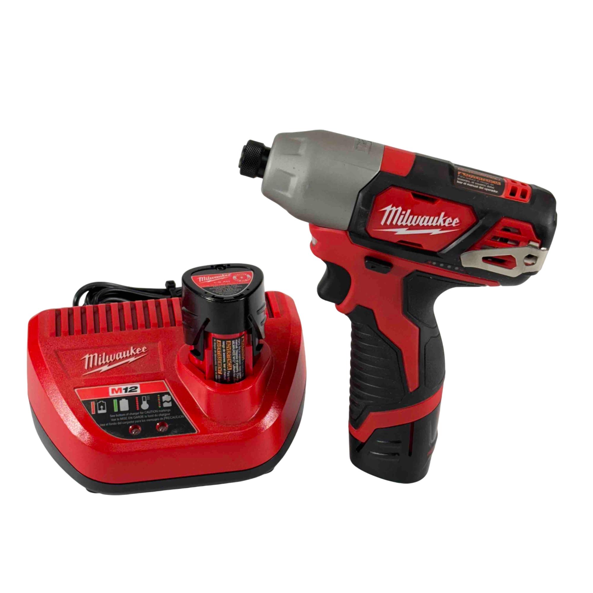 Milwaukee 2462-20 M12 12-Volt Lithium-Ion Cordless 1/4 Hex