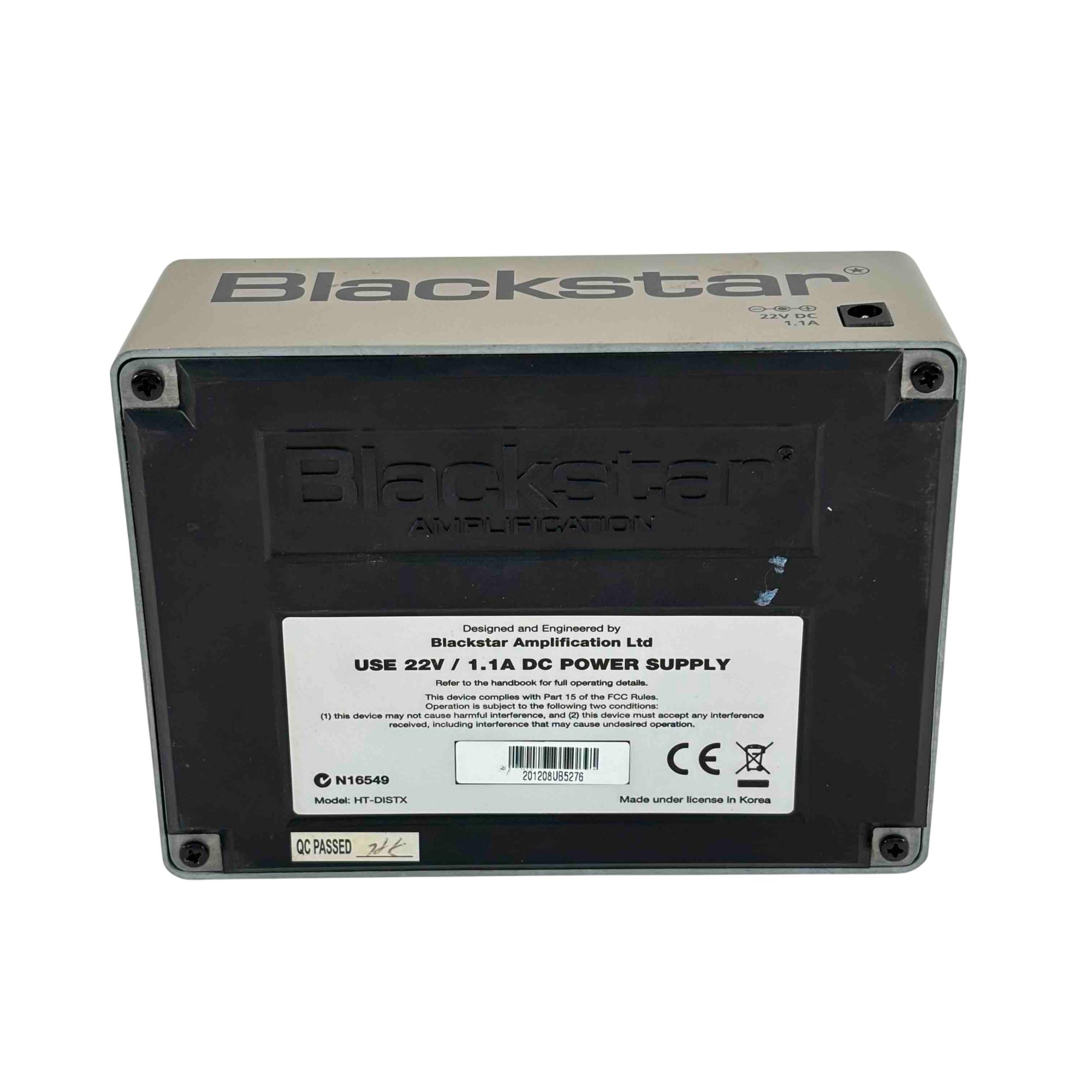 Blackstar HT-DISTX High Gain Analog Tube Distortion Guitar Effects