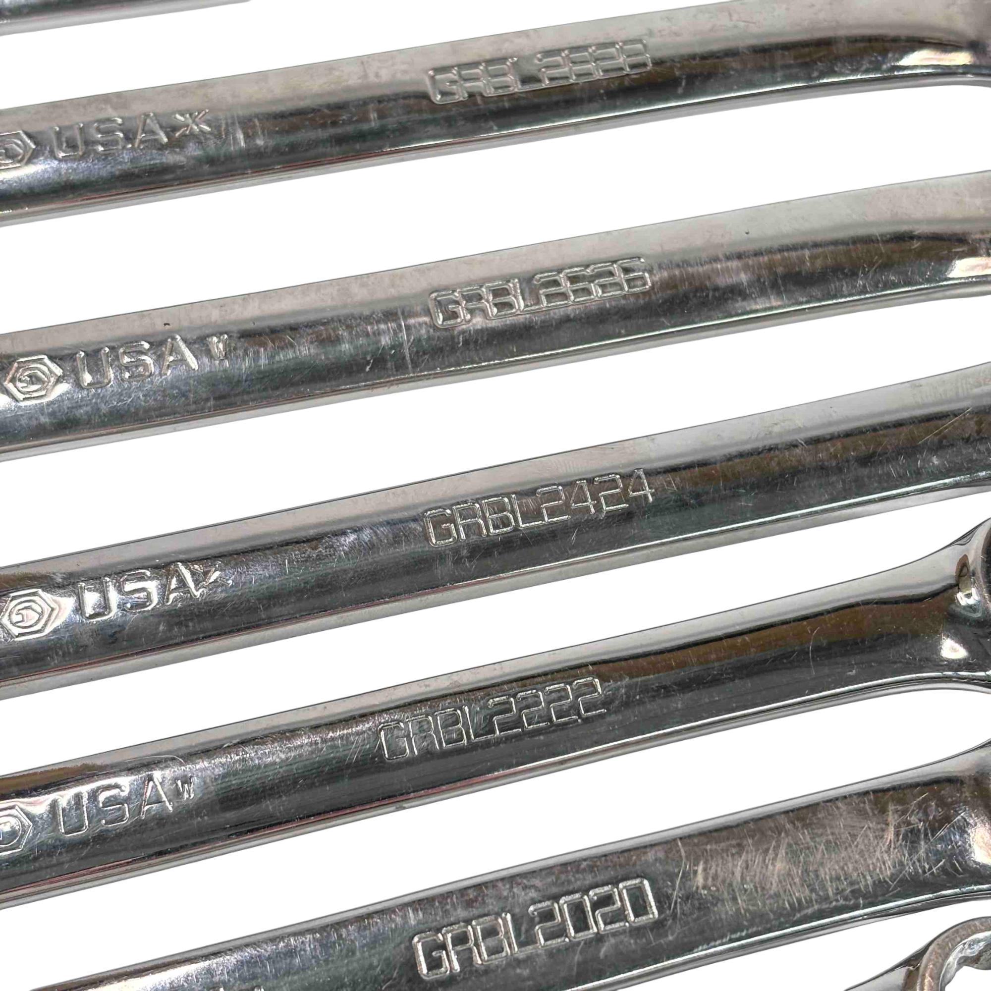 Matco Tools 9-Piece SAE Double Box End Ratcheting Wrench Set