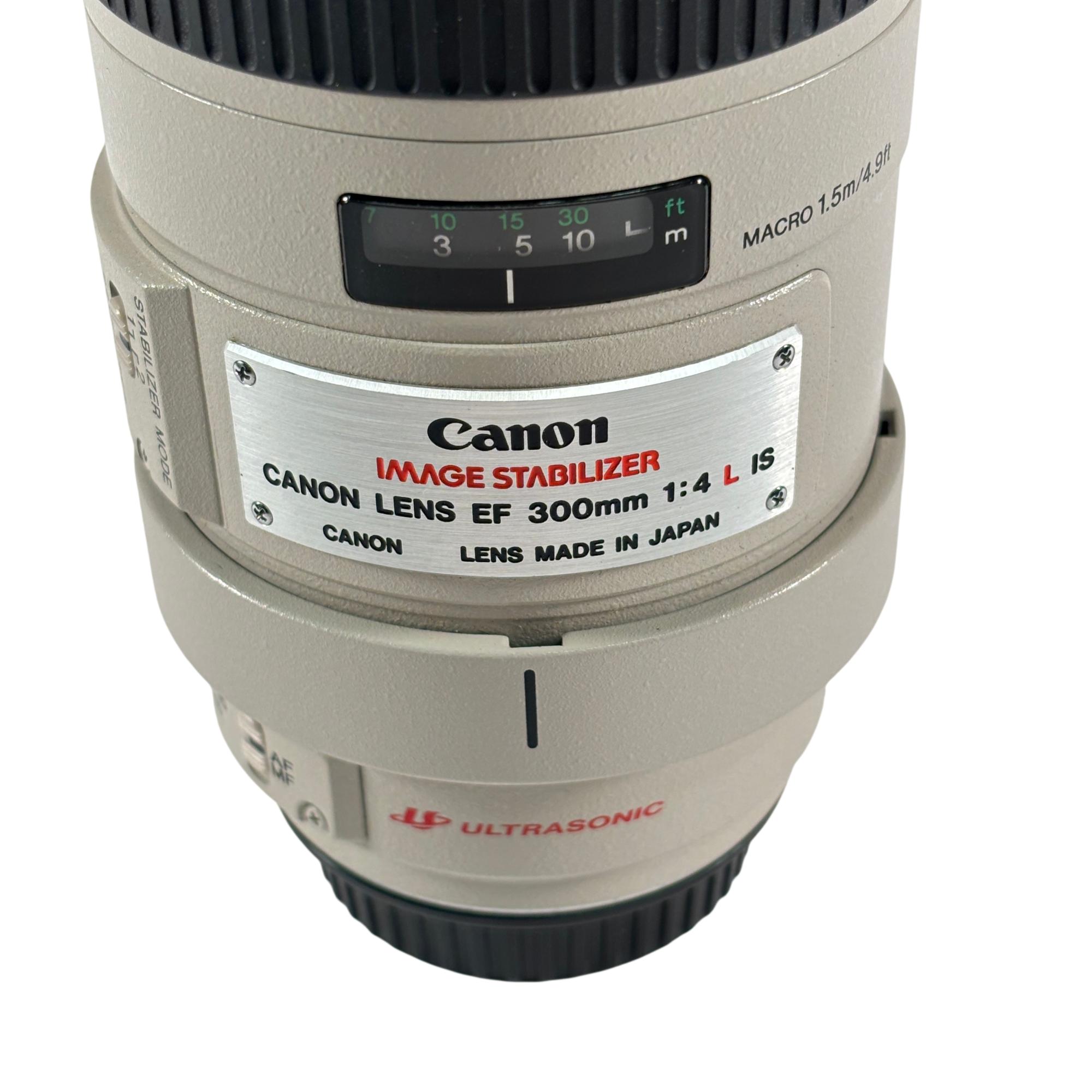 Canon EF 300mm 1:4 L IS Ultrasonic Auto/Manual Focus Prime Camera Lens